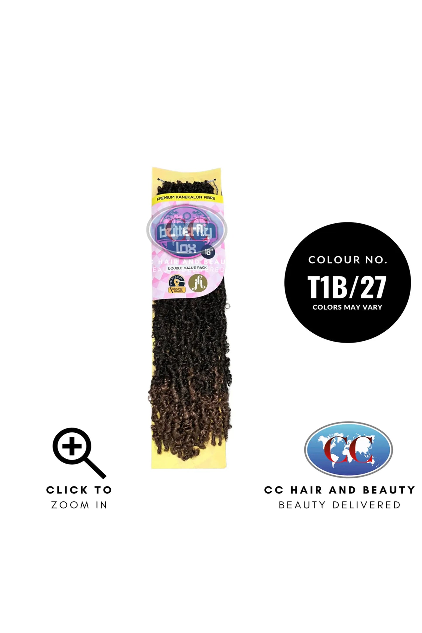 Jazzy Hair Braid Butterfly Lox 18" Double Value Pack