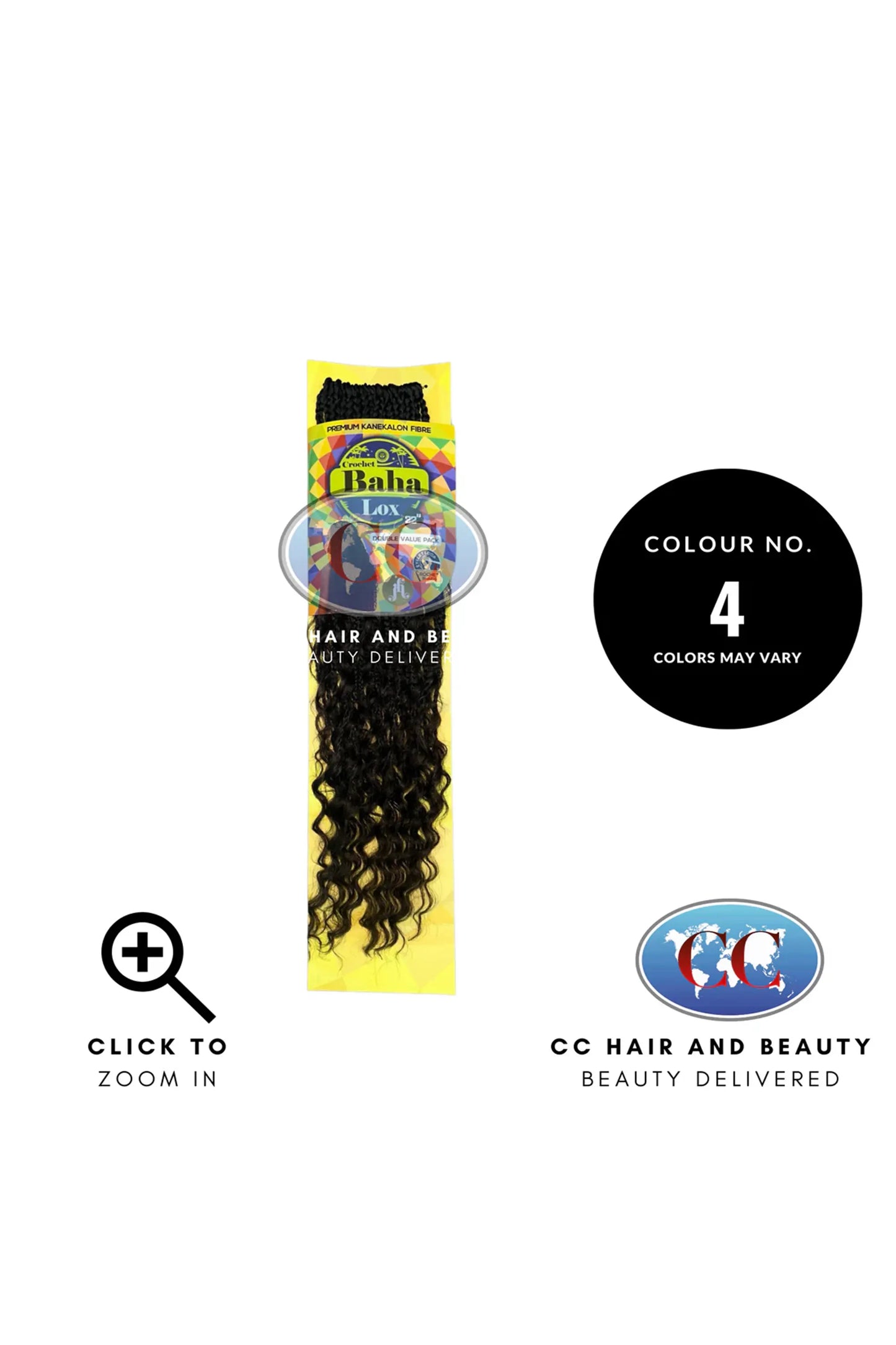 Jazzy Hair Crochet Baha Lox in 22" Double value Pack