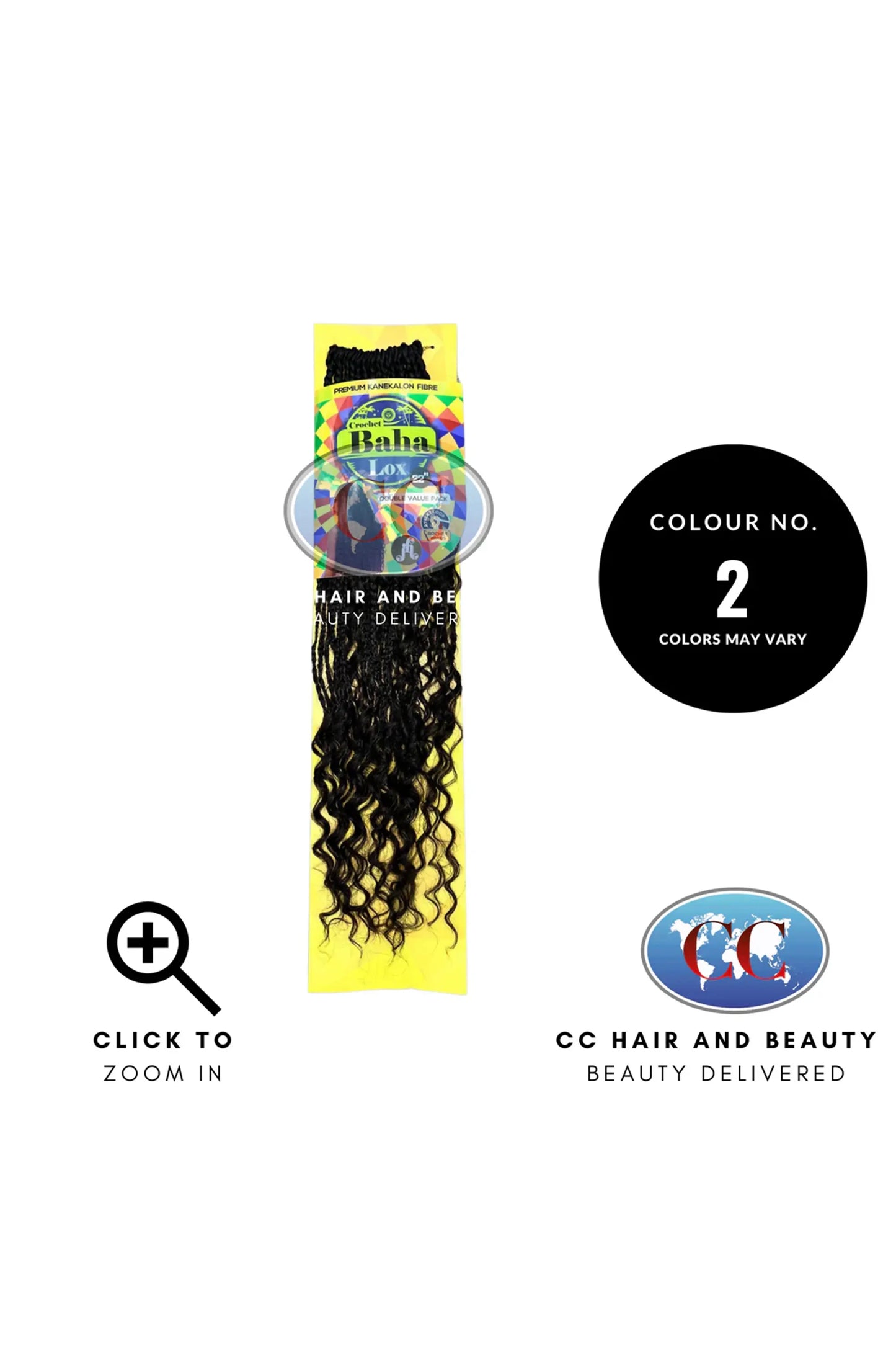 Jazzy Hair Crochet Baha Lox in 22" Double value Pack