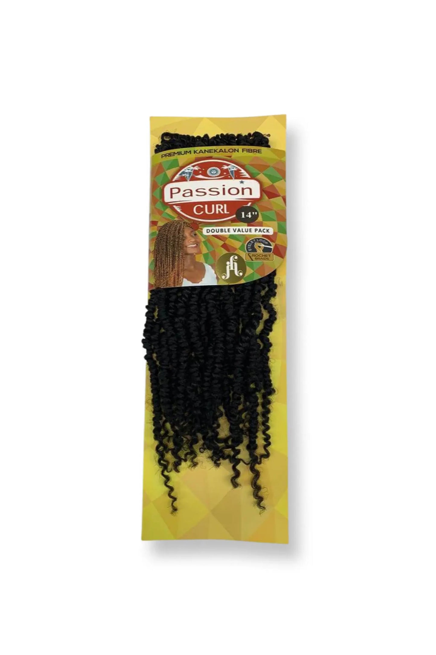 Jazzyhair Crochet Braid Passion Curl 14 & 18"