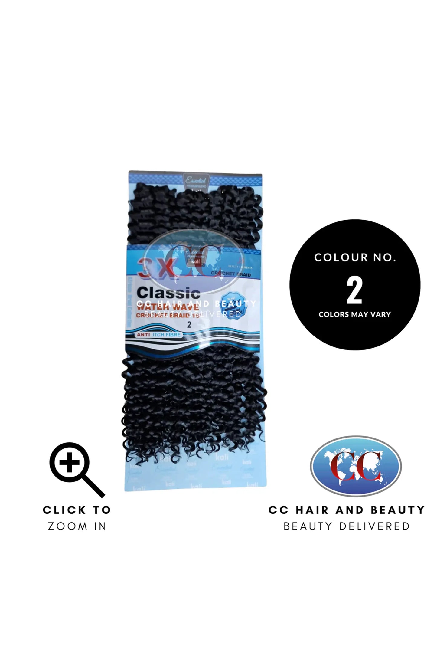 Kali Classic 3x Water Wave Crochet Braid 16"