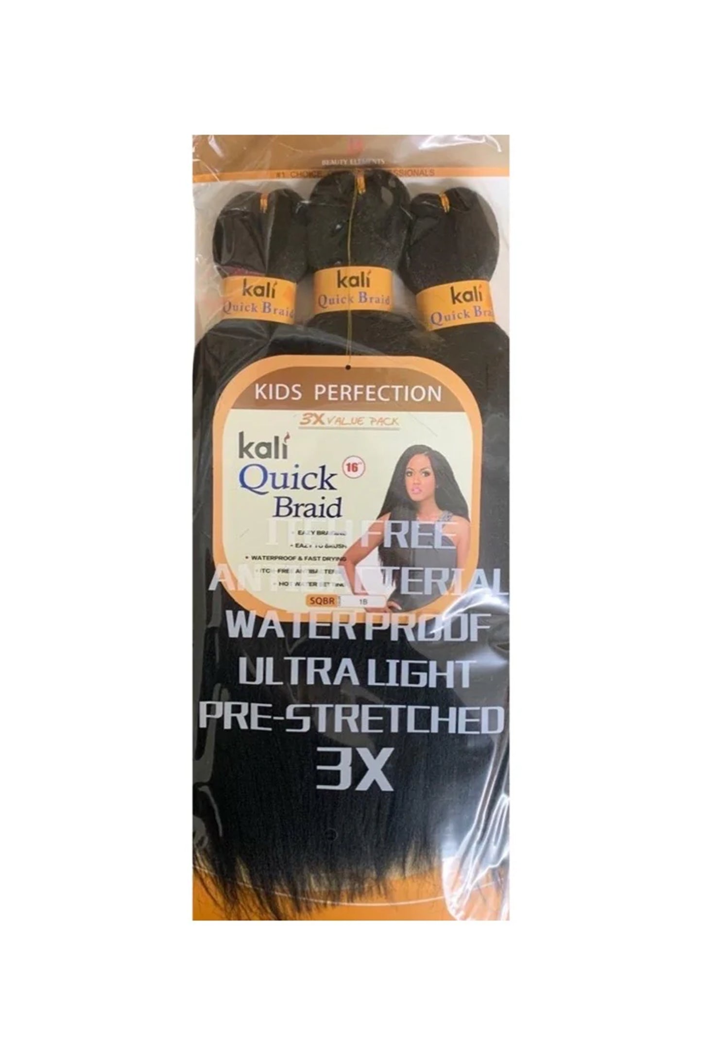 Kali Quick Braid 3x Value Pack - 16"