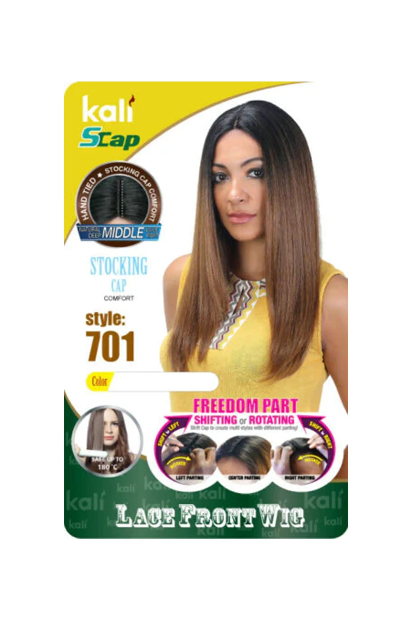 Kali Synthetic Hair Freedom Part Lace Wig - 701