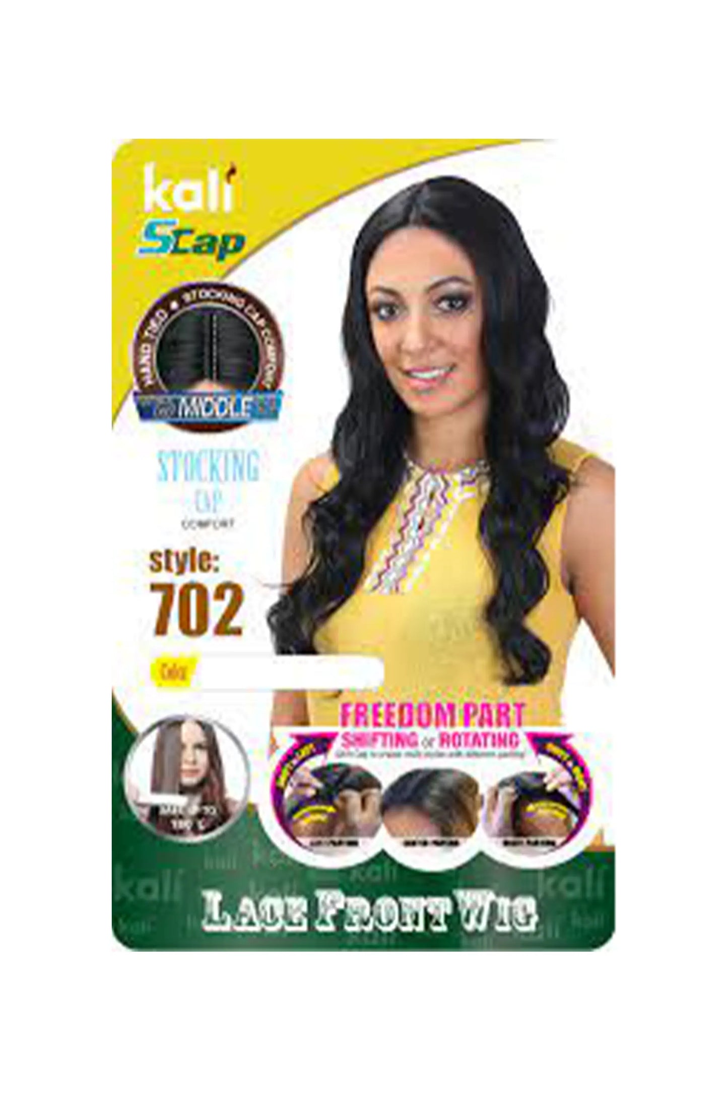 Kali Synthetic Hair Freedom Part Lace Wig - 702