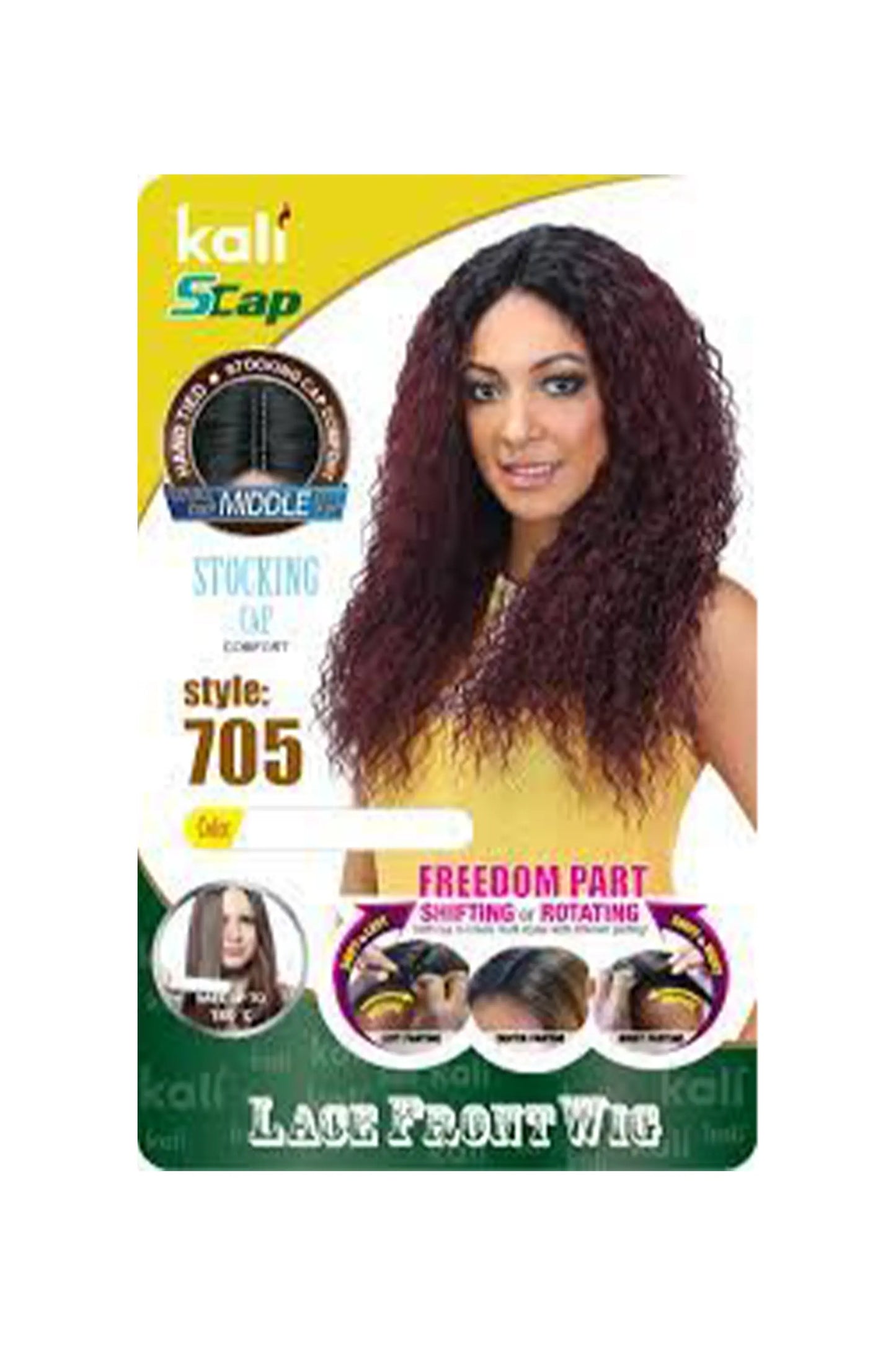 Kali Synthetic Hair Freedom Part Lace Wig - 705