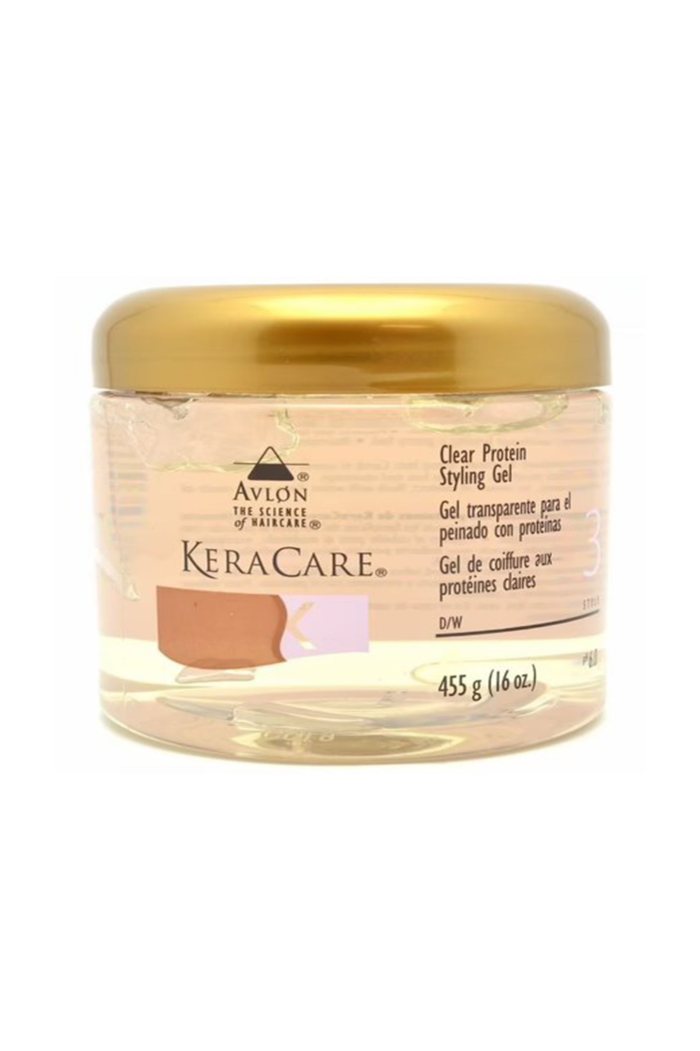 KeraCare Protein Styling Gel Clear 455g
