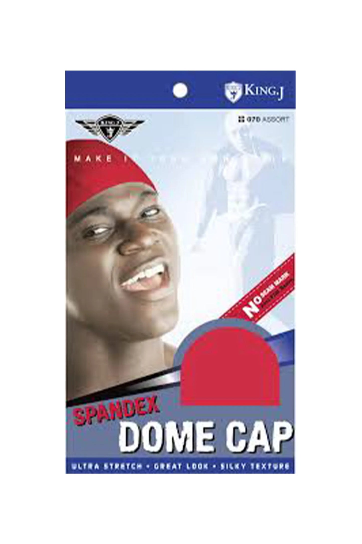 King.J Spandex Dome Cap 070 Assort