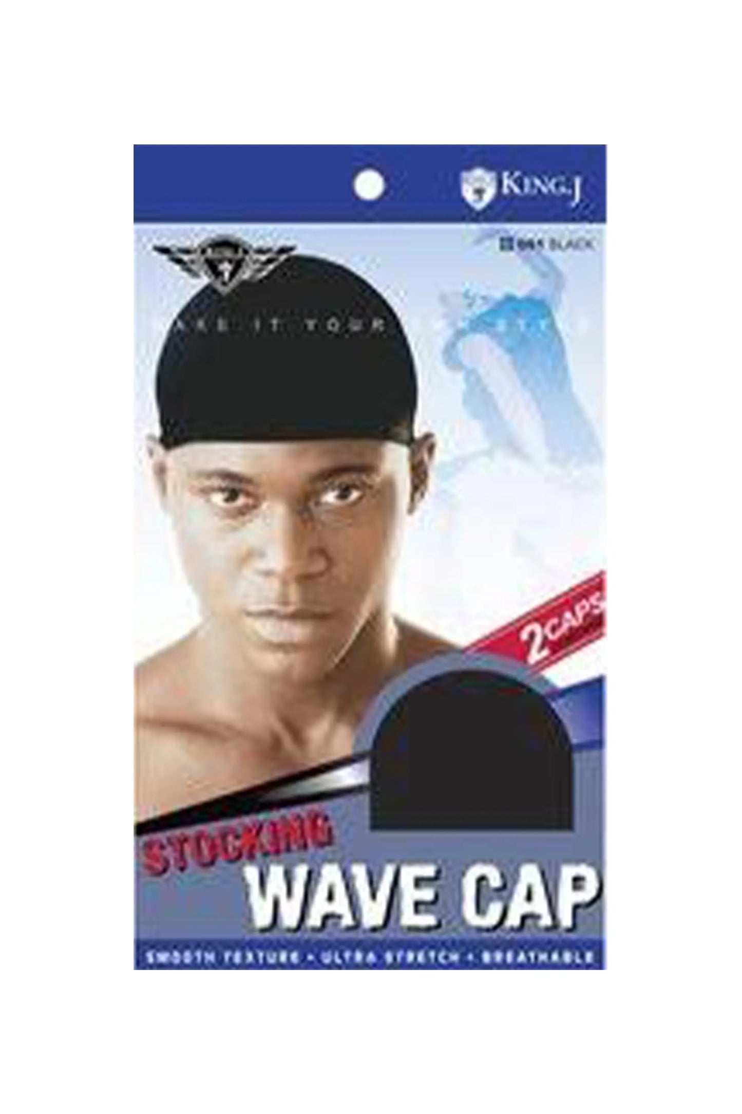 King.J Stocking Wave Cap 060 Ast