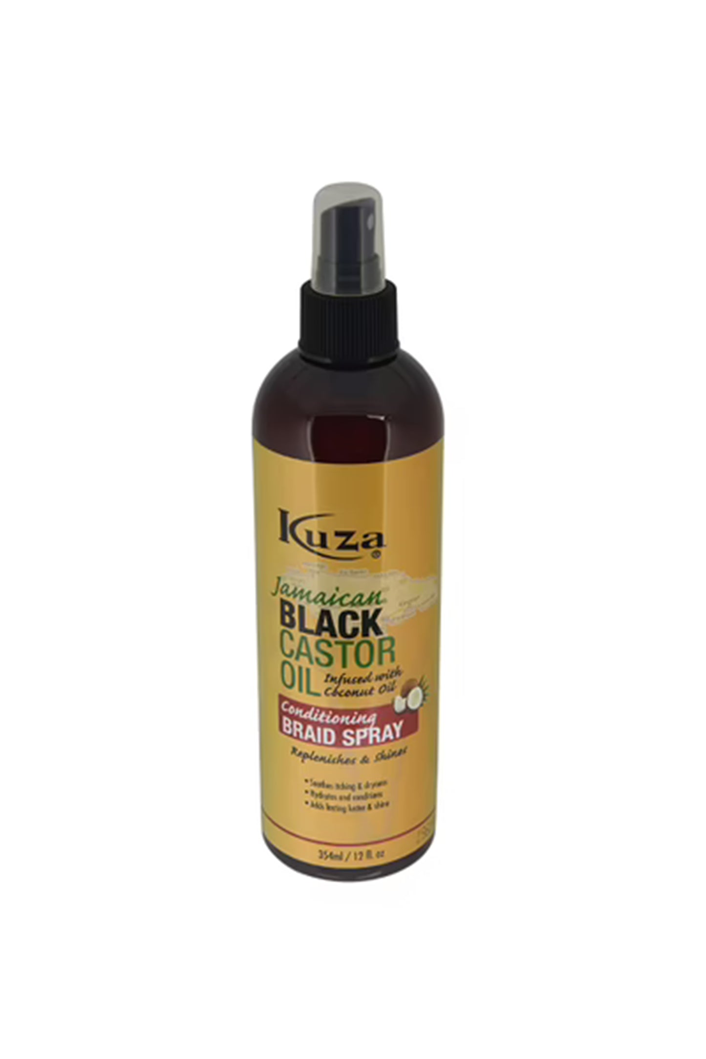 Kuza Jamaican Black Castor Oil Braid Spray 8 Oz
