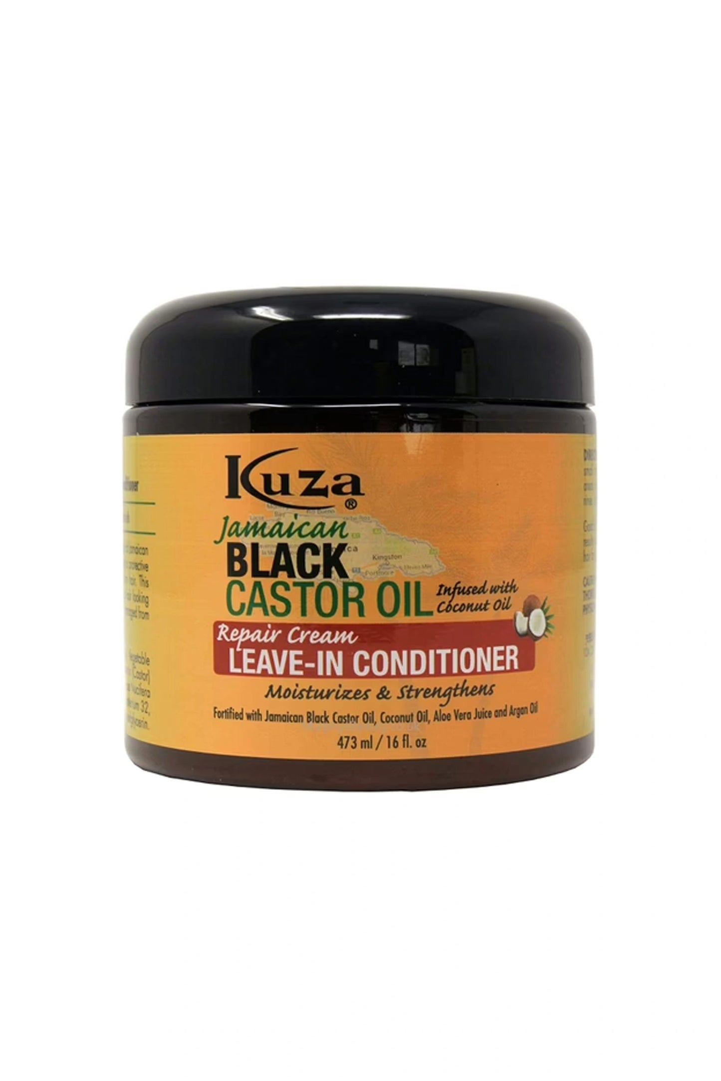 Kuza Jamaican Black Castor Oil Repair Cream Leave In Conditioner 473 Ml