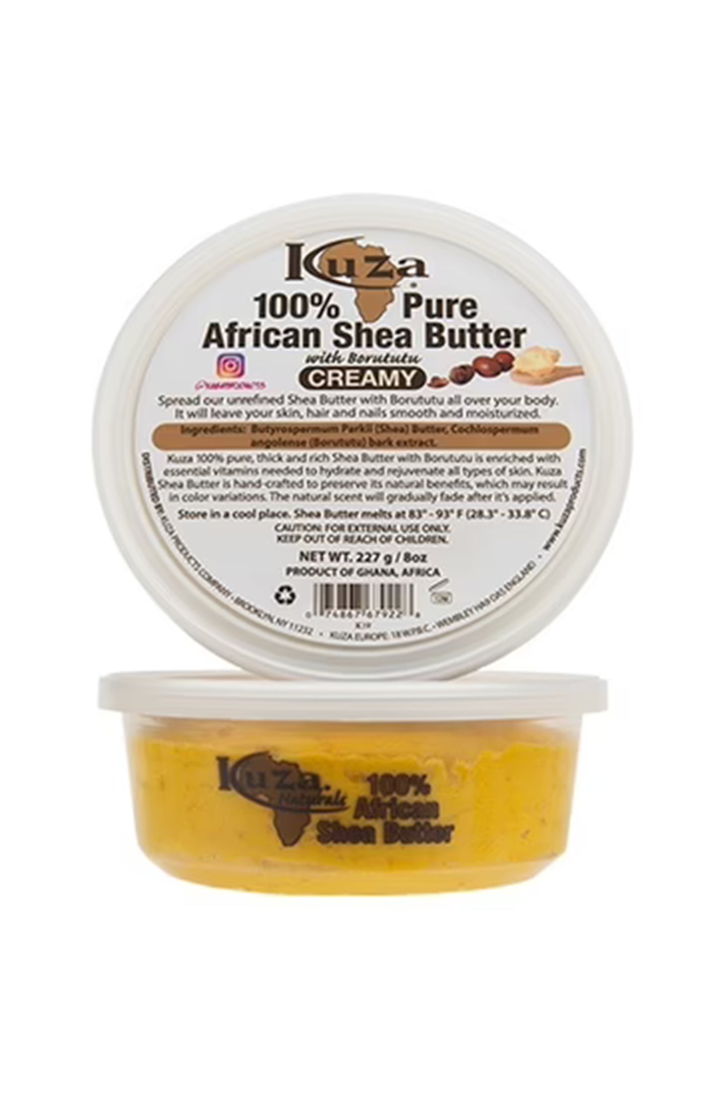 Kuza Shea Butter Creamy 8 Oz
