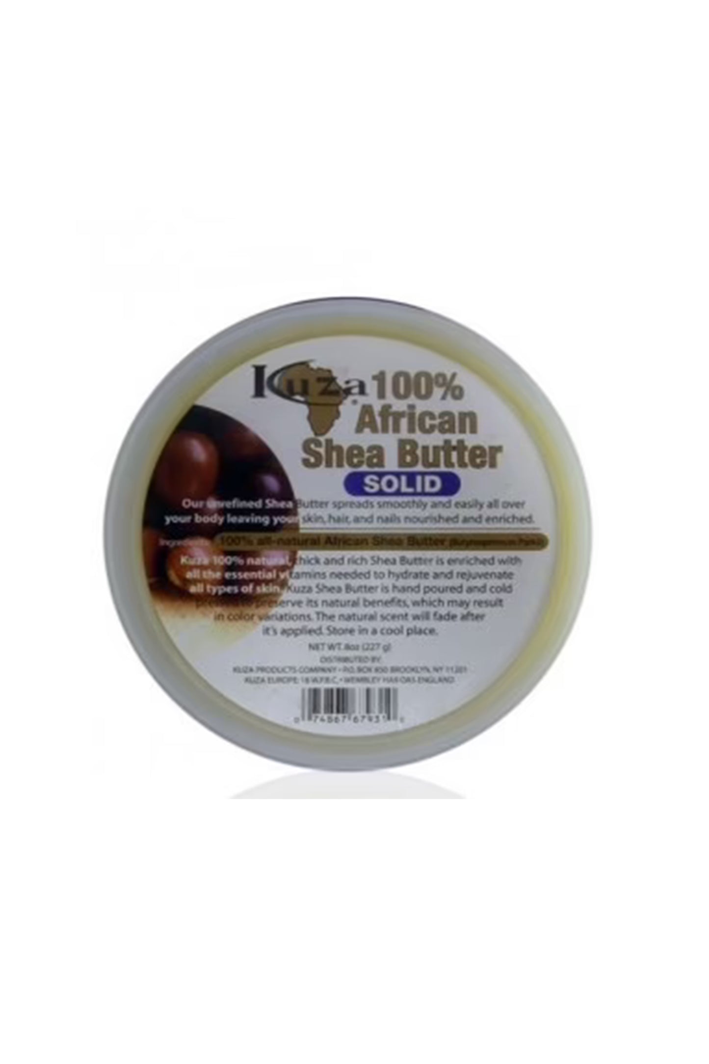 Kuza Shea Butter Soild 8 Oz