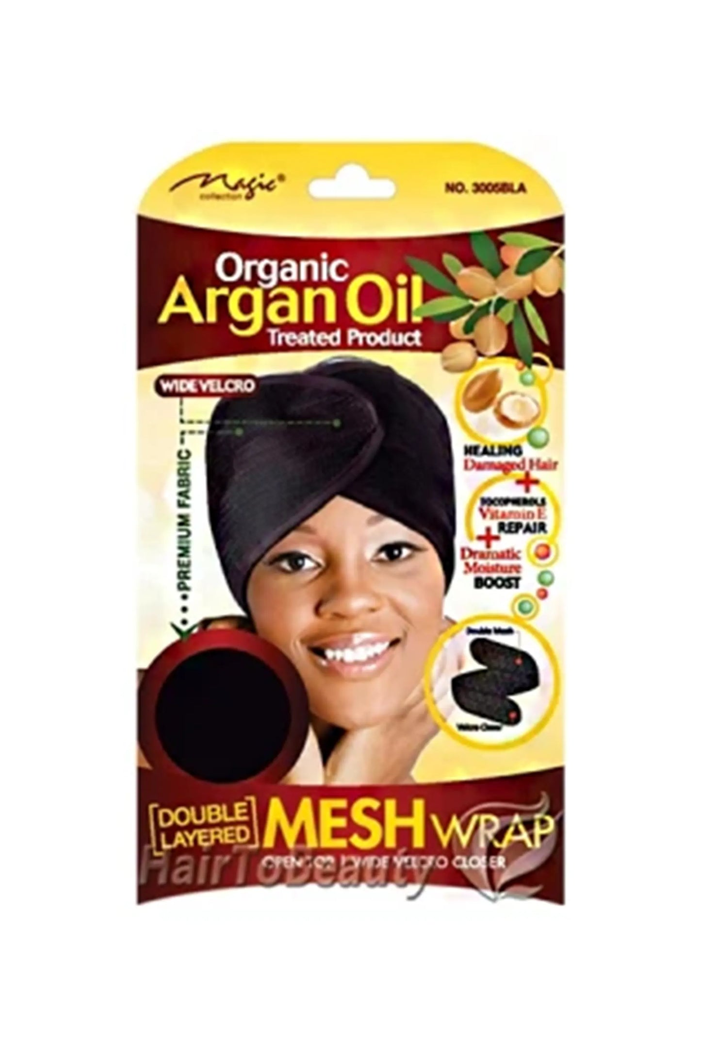 Magic - Organic Argan Oil Mesh Wrap Double Layered 3005BLA