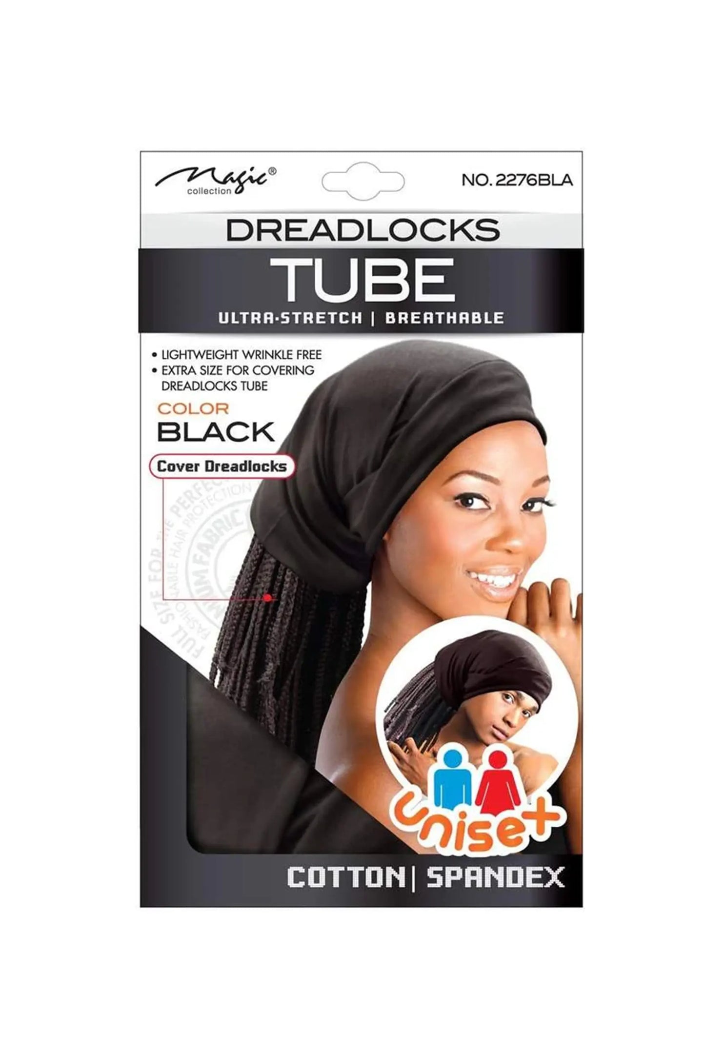 Magic Collection - Dreadlocks Tube Cotton Spandex No. 2276BLA