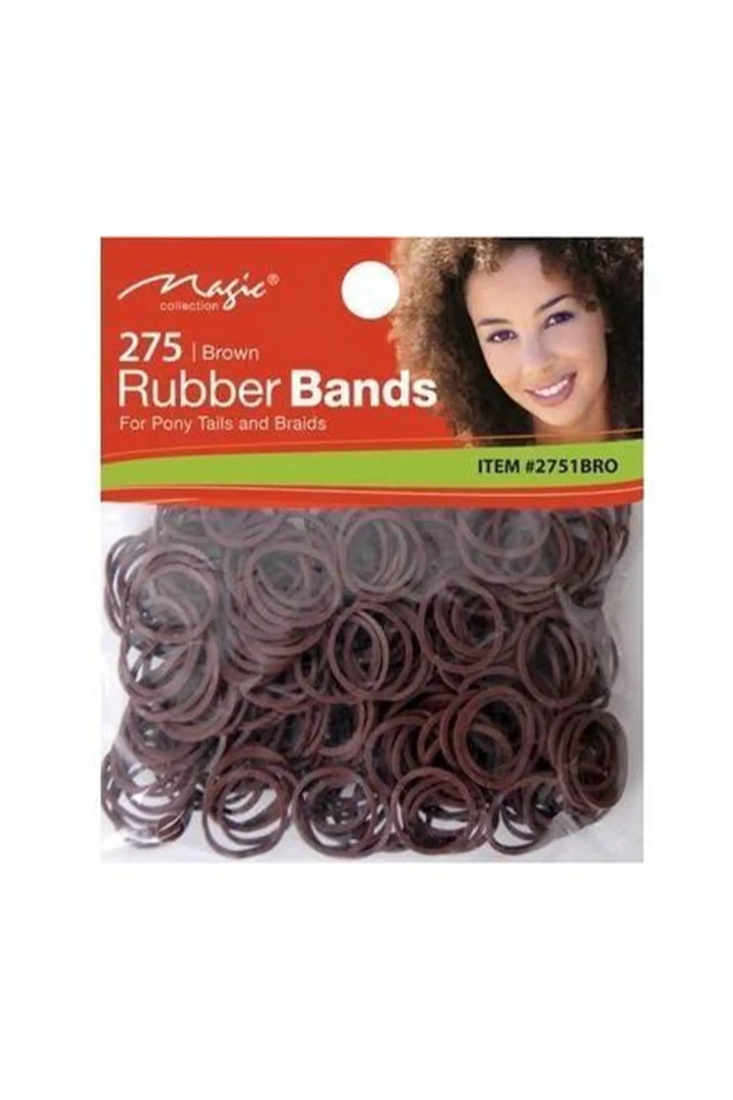 Magic Collection 275 Rubber Bands For Pony Tails And Braids