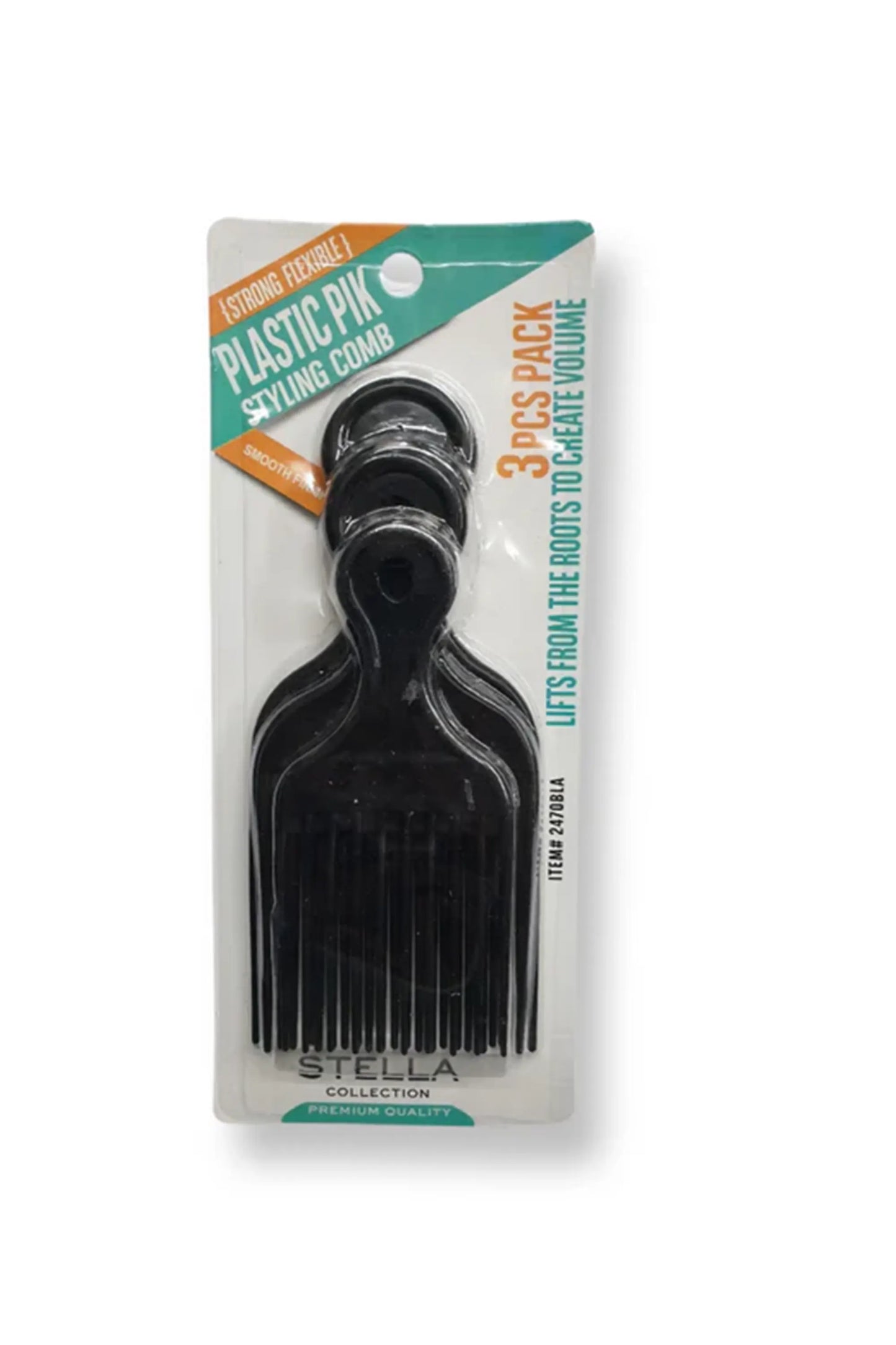 Magic Collection 3Pcs Styling Pik Comb - Item #2470BLA