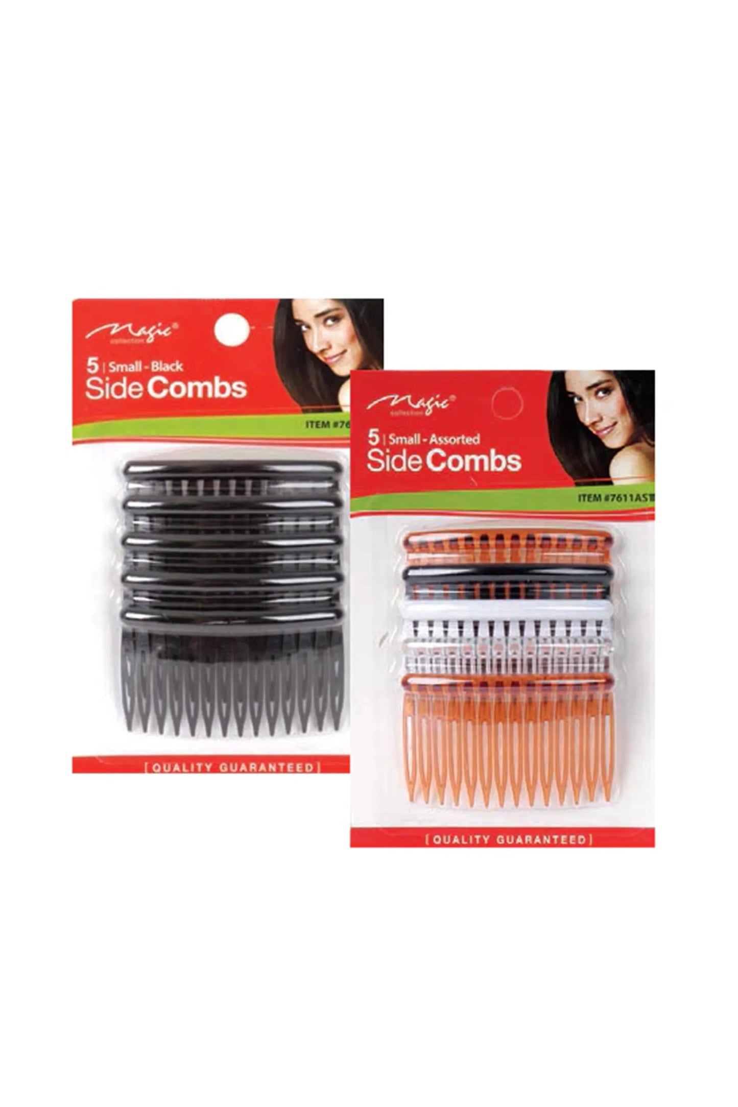 Magic Collection 5 Small Side Combs - Assorted