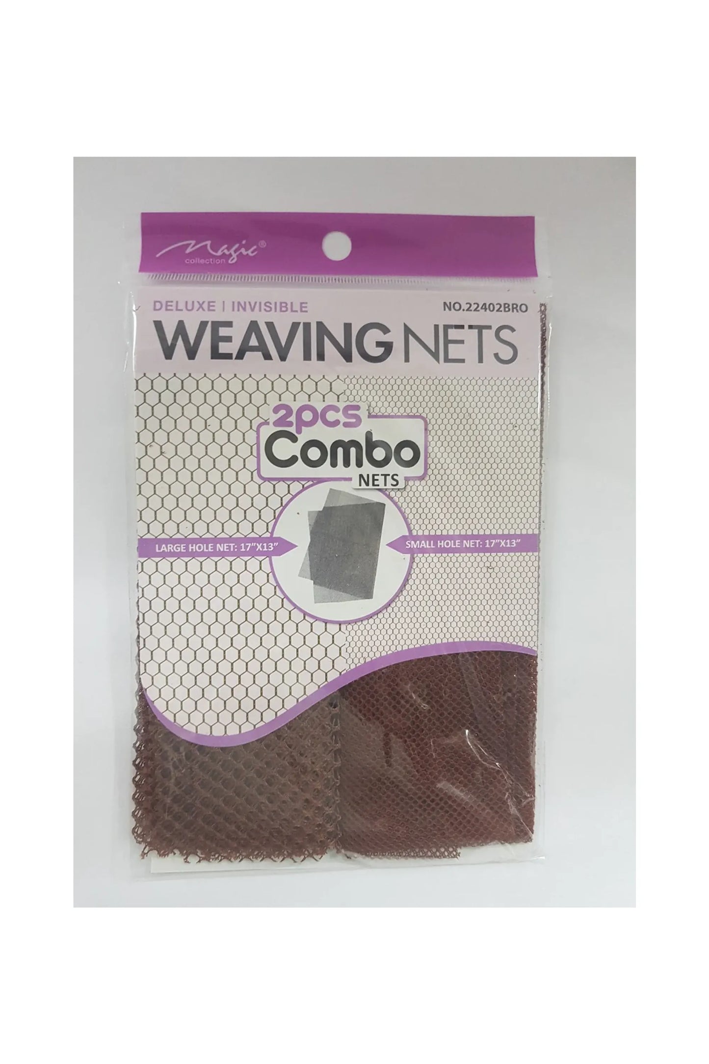 Magic Collection Deluxe Invisible Weaving Nets 22402BRO