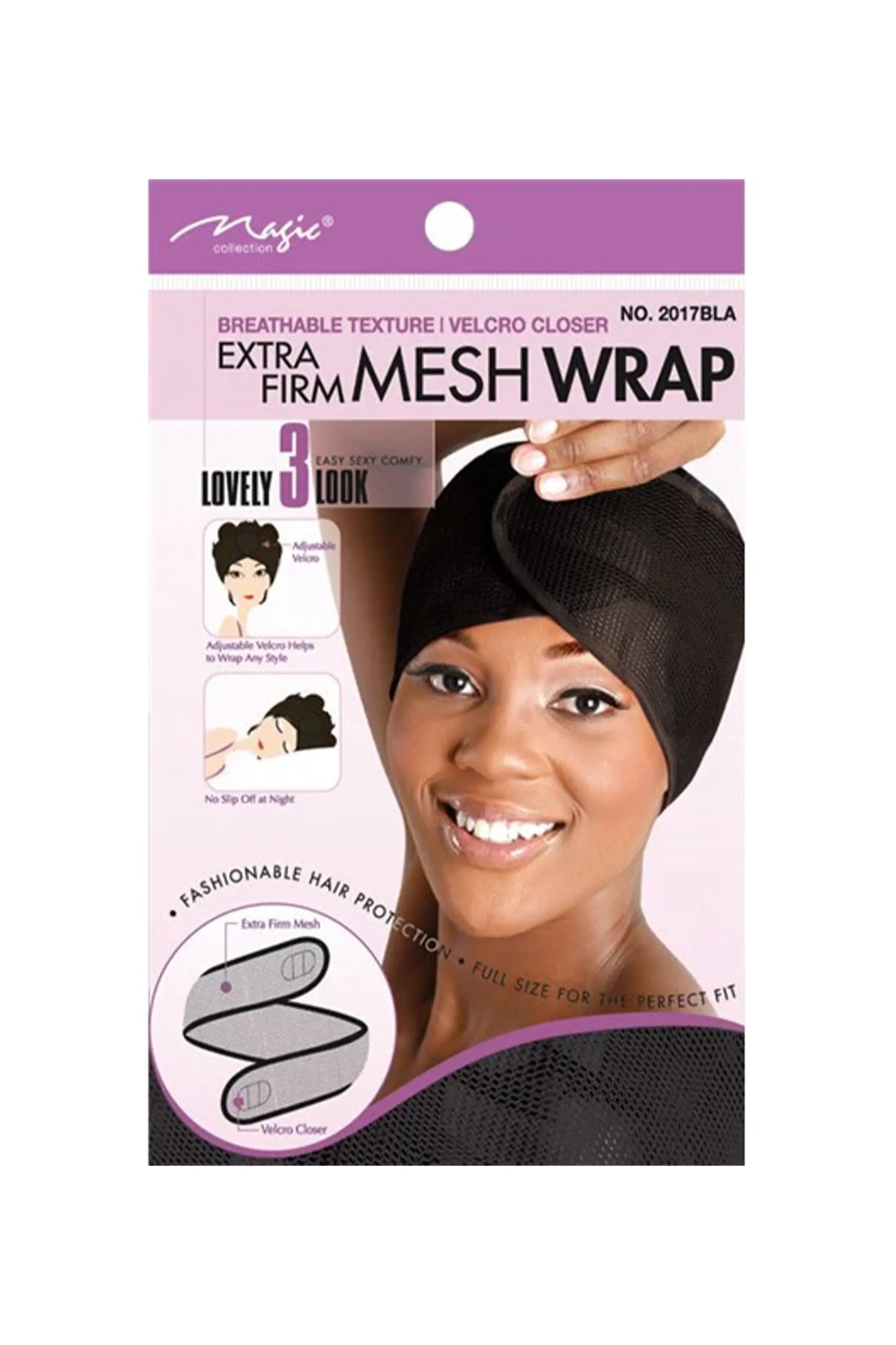 Magic Collection Extra Firm Mesh Wrap #2017Bla