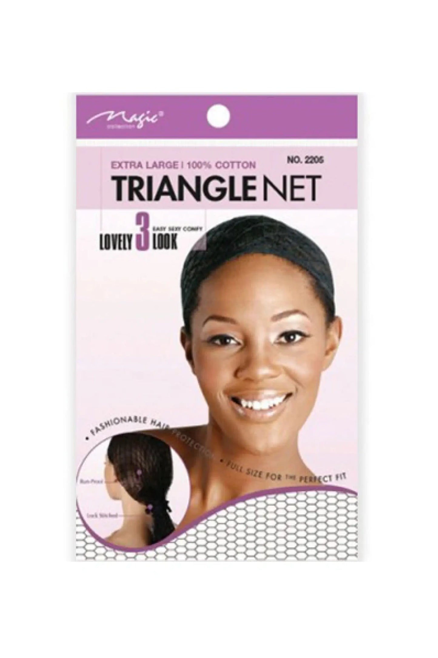 Magic Collection Extra Large Cotton Triangle Net - 2205