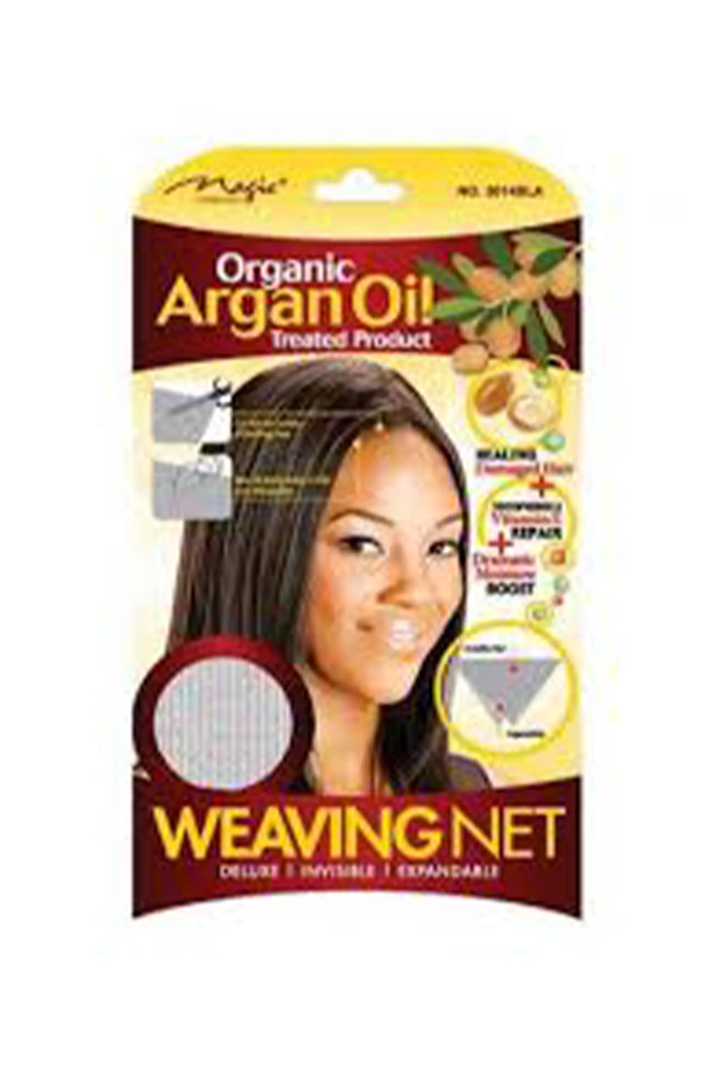 Magic Collection Organic Argan Weaving Net No.3014Bla