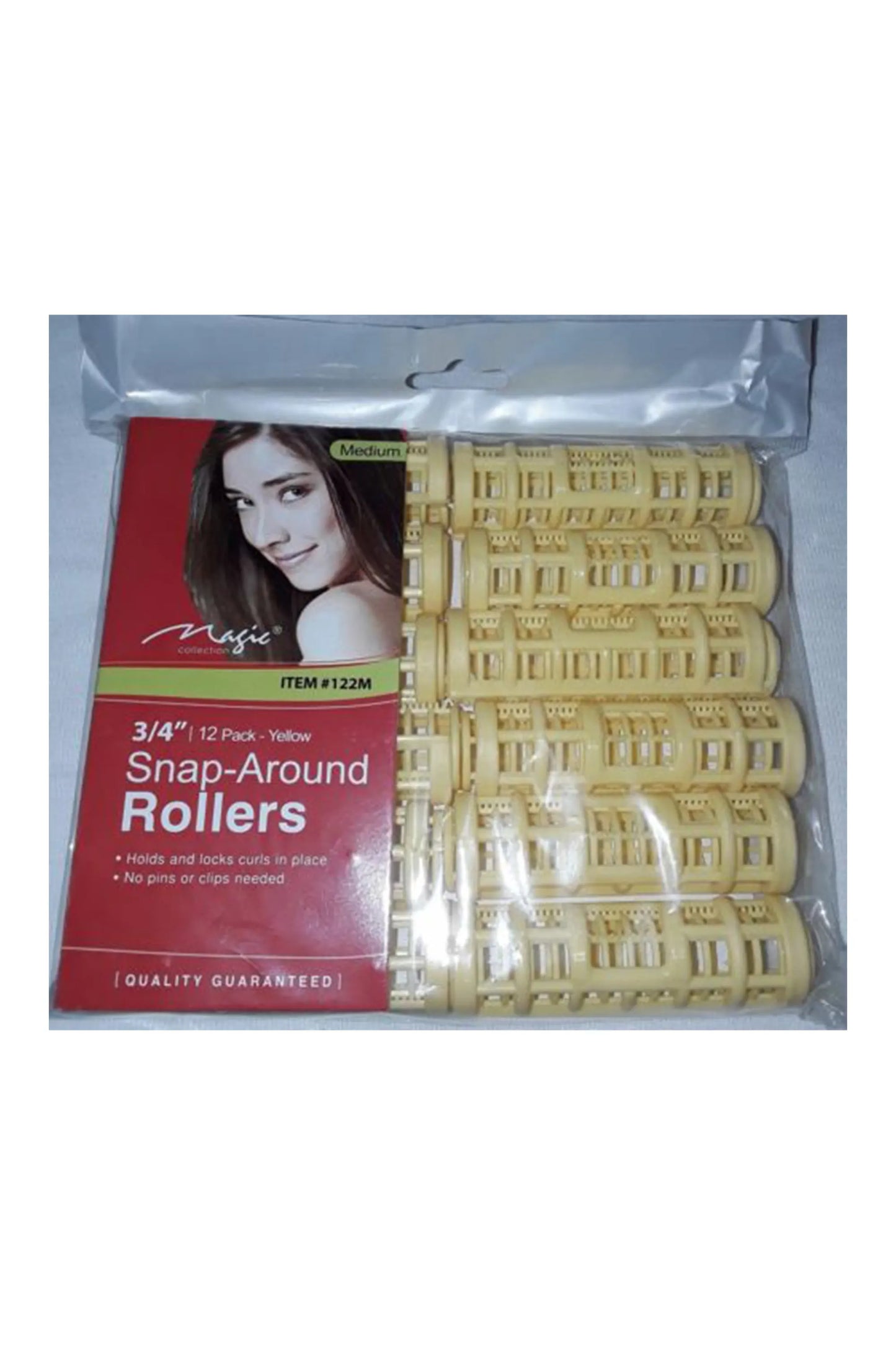 Magic Collection Snap-Around Rollers 3-4" (12 Pack) - #122M