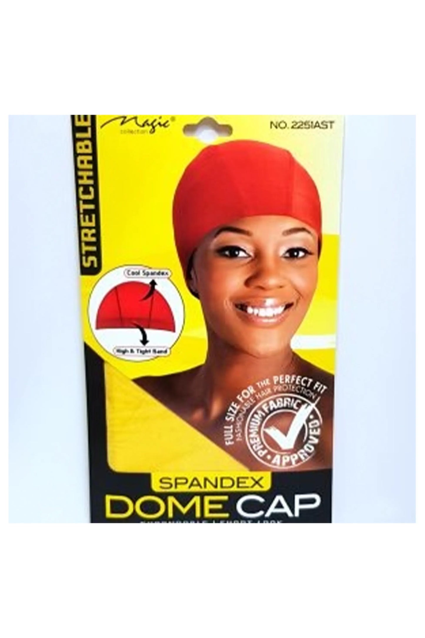 Magic Collection Spandex Dome Cap No. 2251Ast