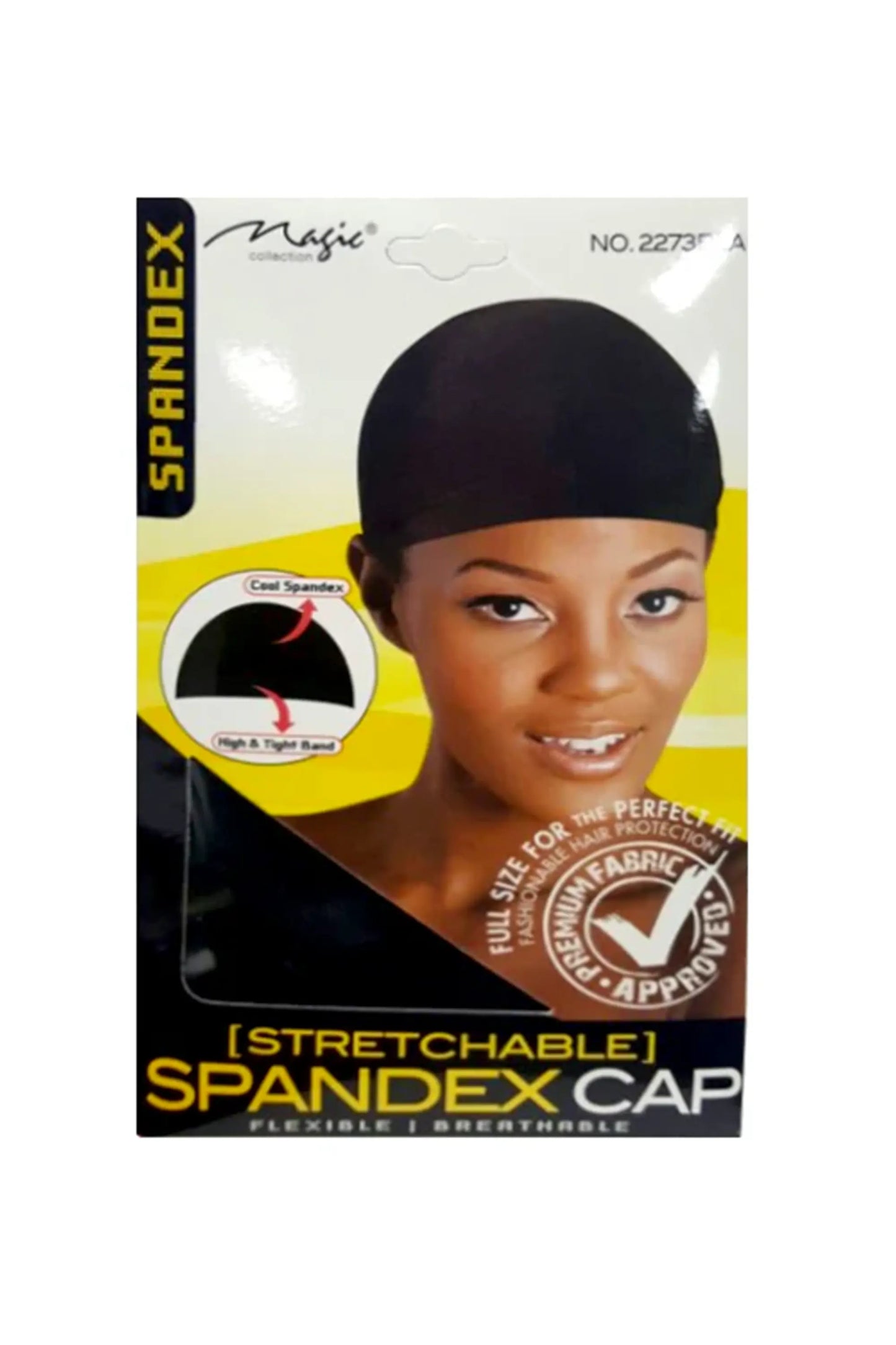 Magic Collection Stretchable Spandex Cap No. 2273BLA