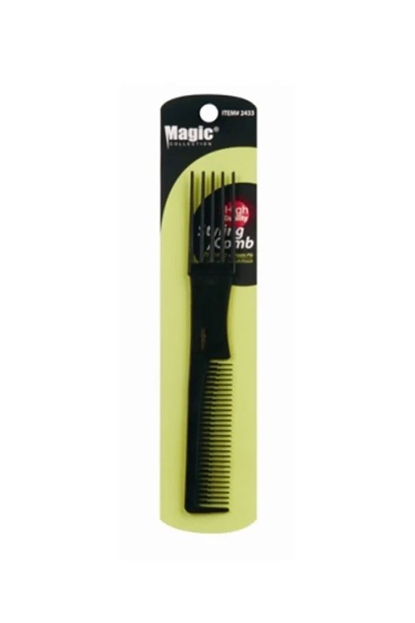 Magic Collection Styling Lift Comb With Plastic Pik #2433