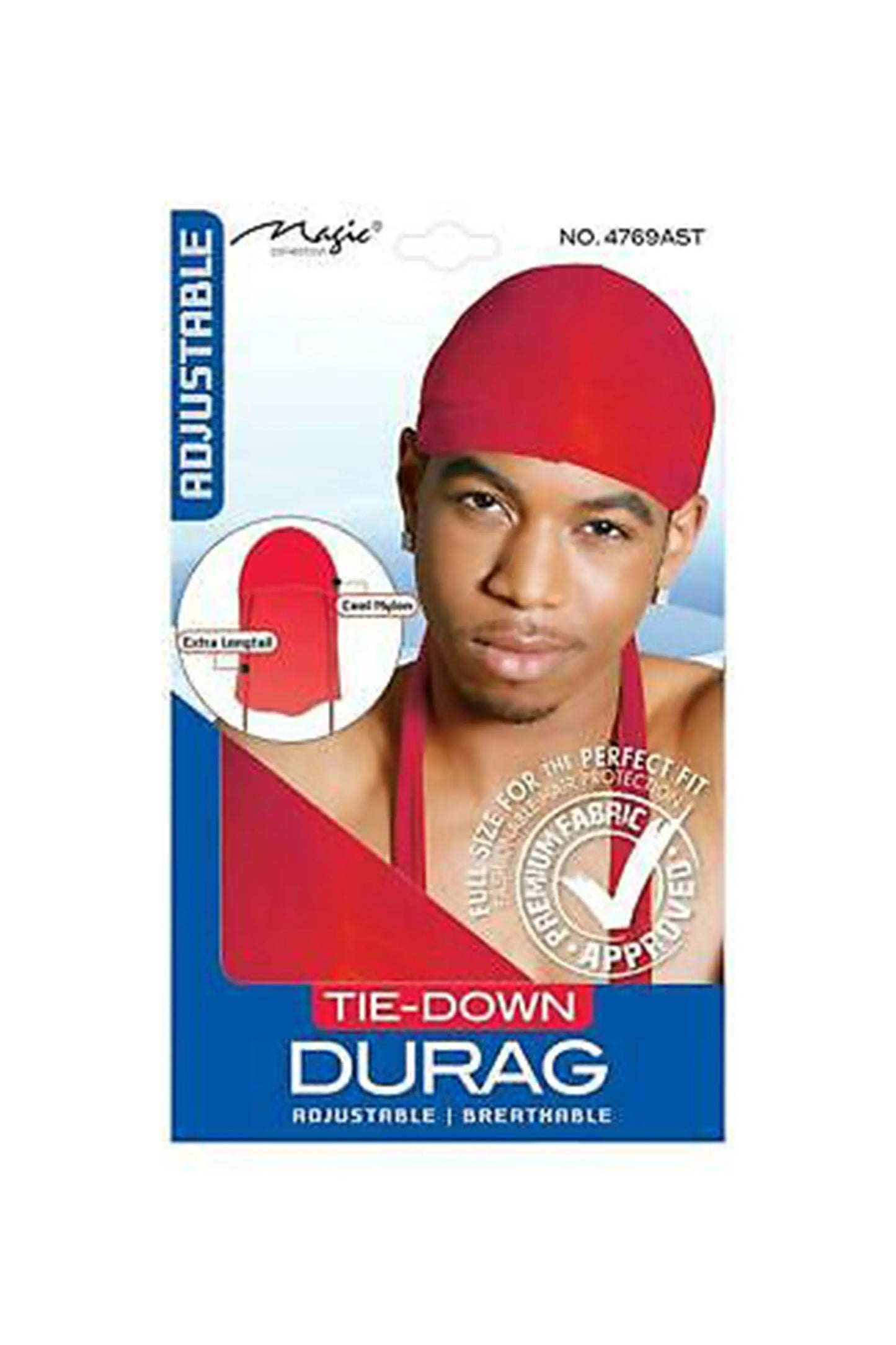 Magic Collection Tie Down Durag - 4769 Assorted Colours
