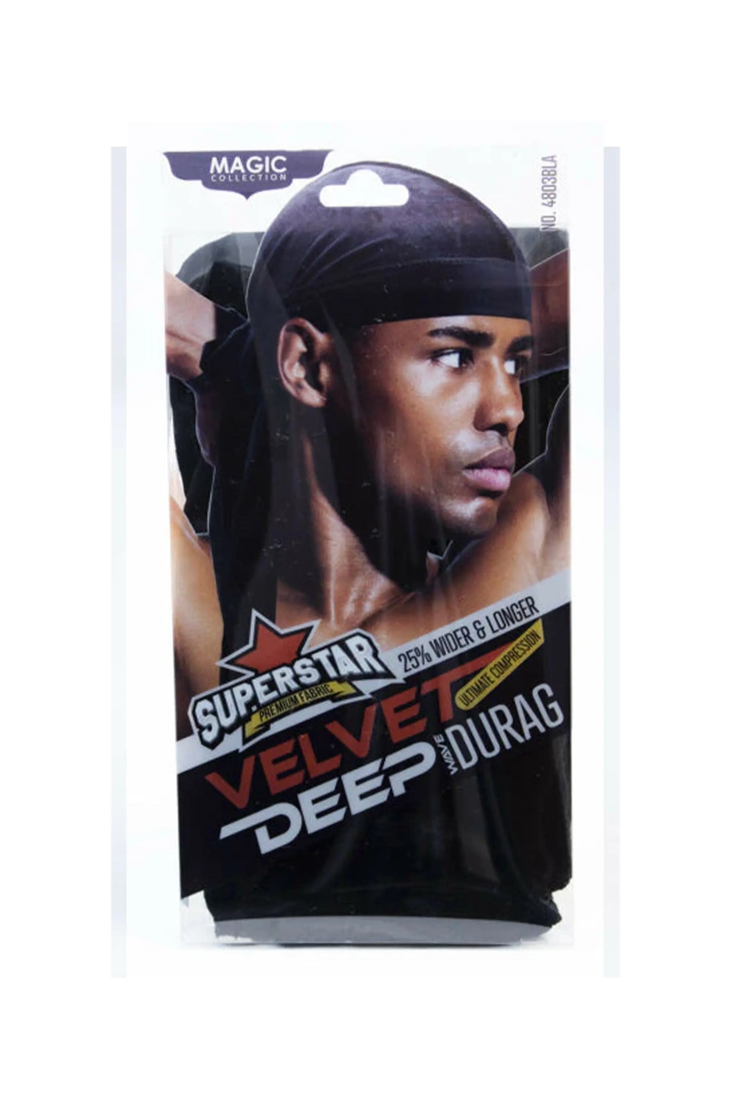 Magic Collection Velvet Deep Wave Durag Hot Pink - No.4803Hpin