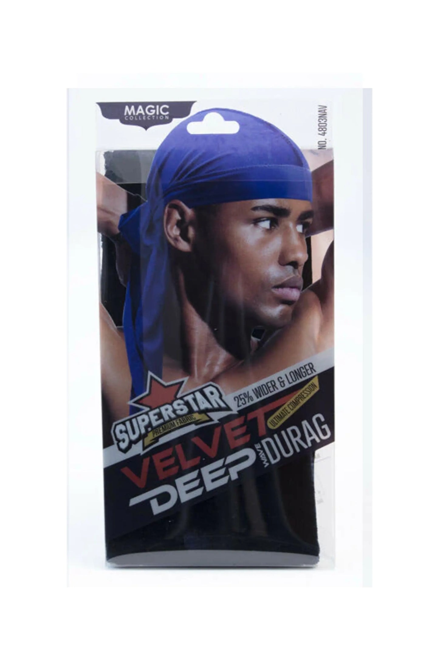Magic Collection Velvet Deep Wave Durag Royal Blue - No.4803Roy-Oos
