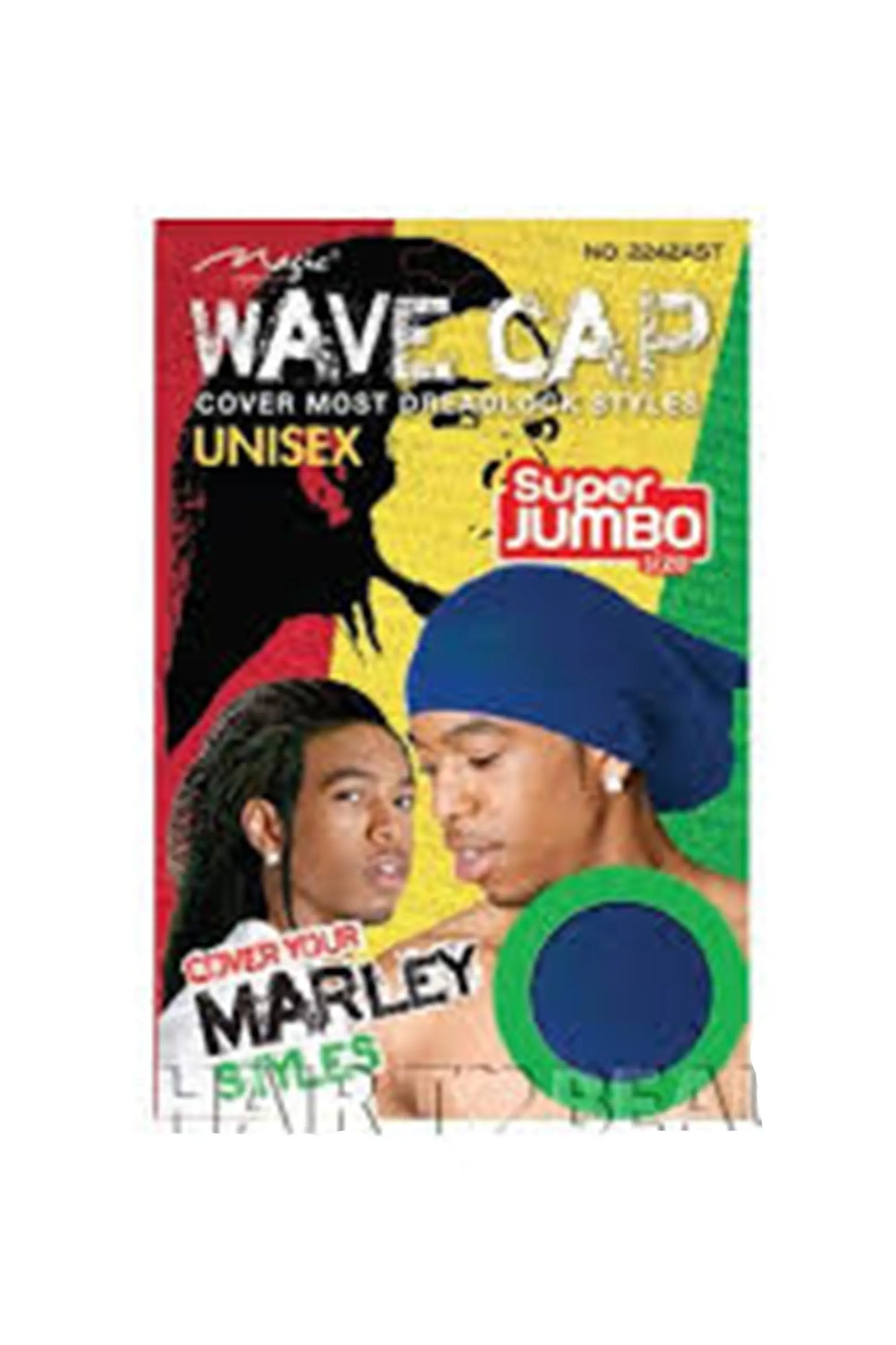 Magic Collection Wave Cap Unisex Super Jumbo Size No.2242BLA