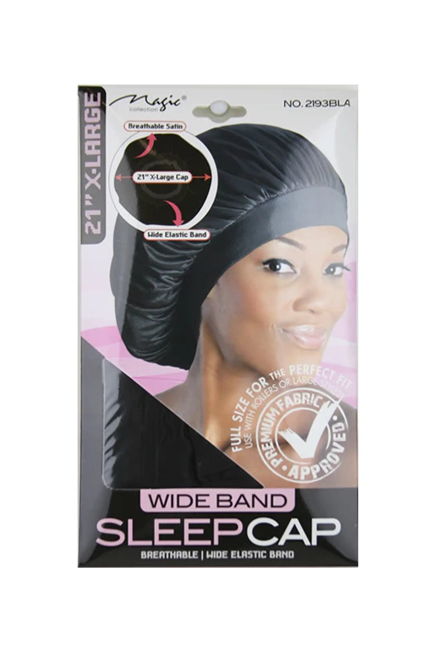 Magic Collection Wide Band Sleep Cap - No.2193Ast