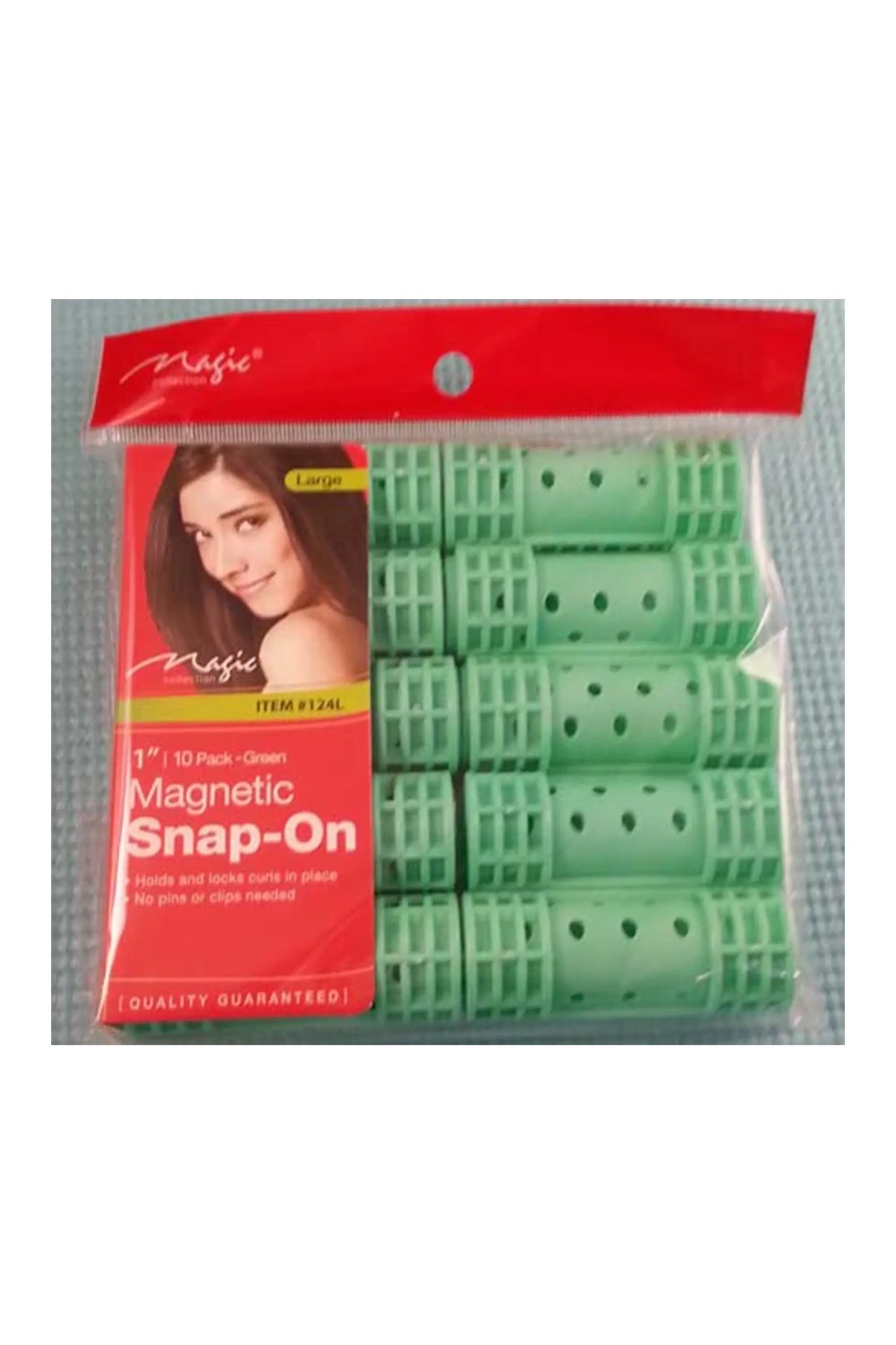 Magic Large Magnetic Snap-On 10 Pack (Green) #124L