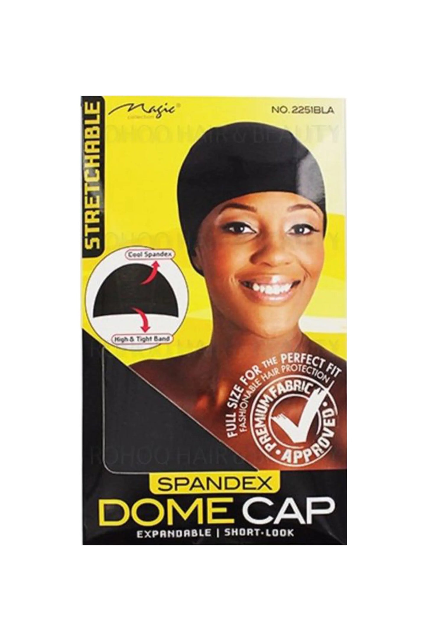 Magic Spandex Dome Cap #2251Bla