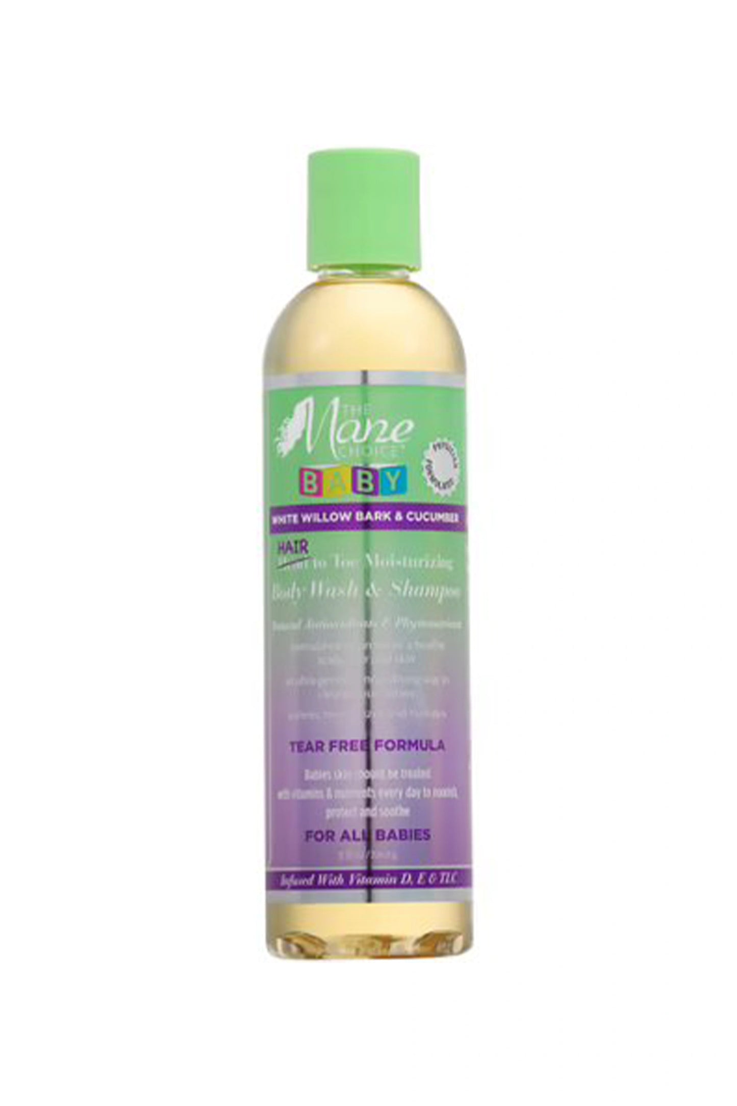 Mane Choice White Willow Bark & Cucumber Baby Hair To Toe Wash & Shampoo