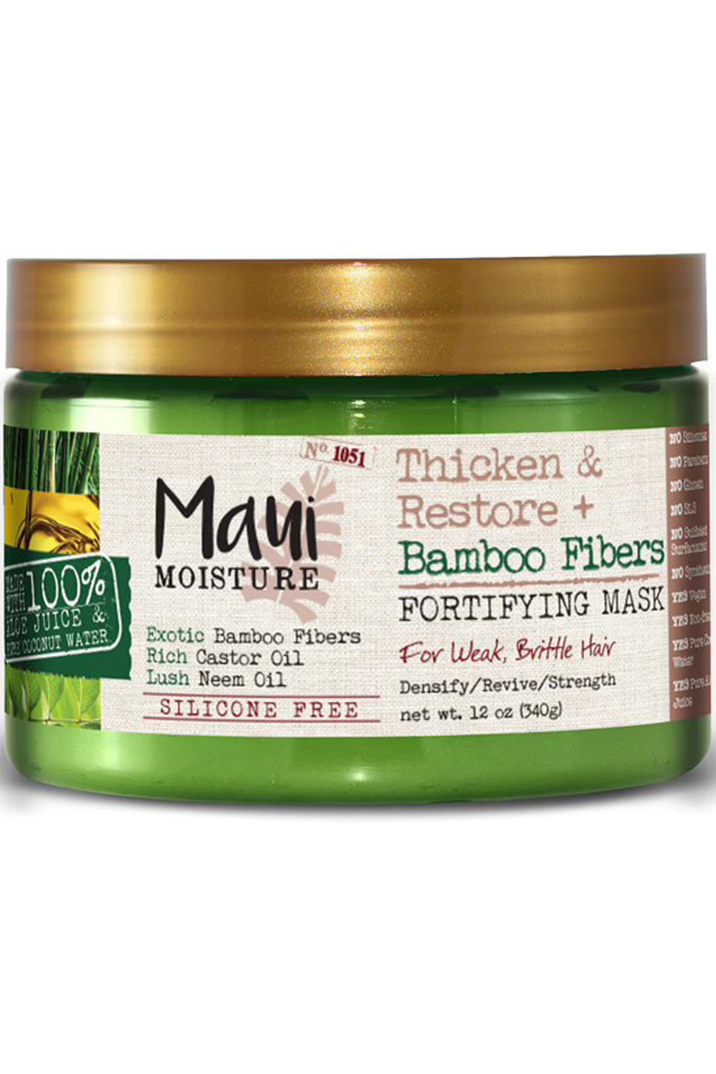 Maui Moisture Thicken & Restore + Bamboo Fiber Fortifying Mask