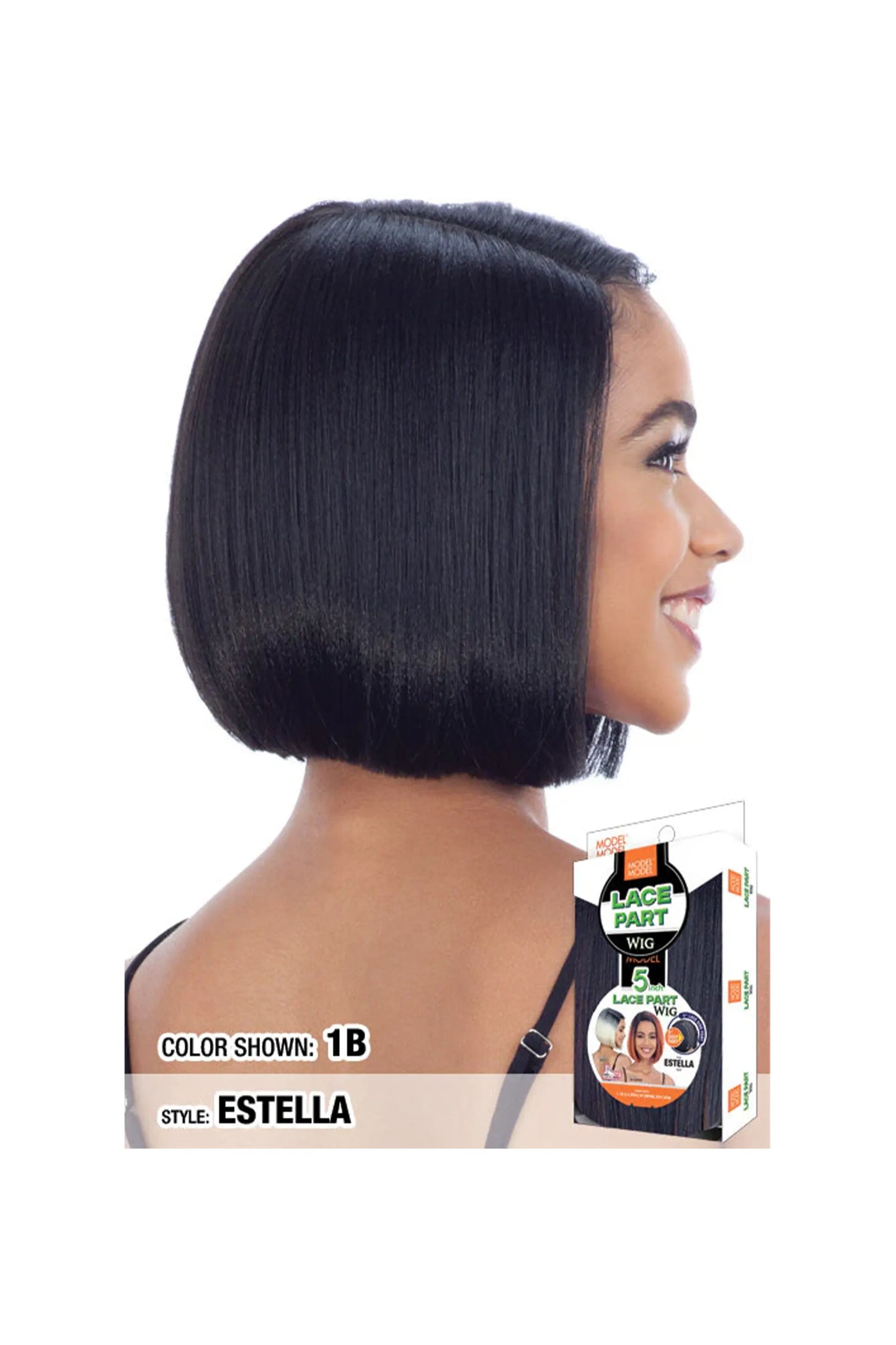 Model Model 5in Lace Part Wig - Estella