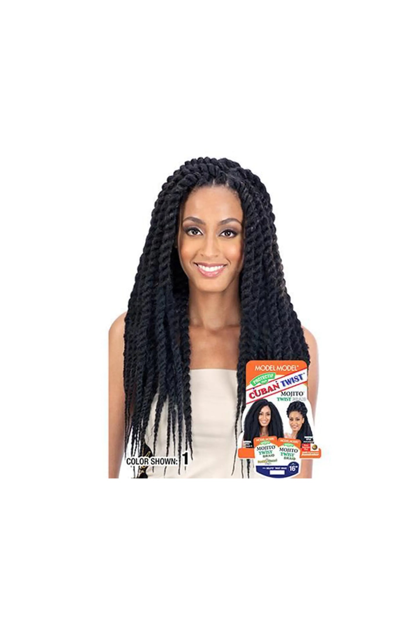 Model Model Cuban Twist Braid 16"