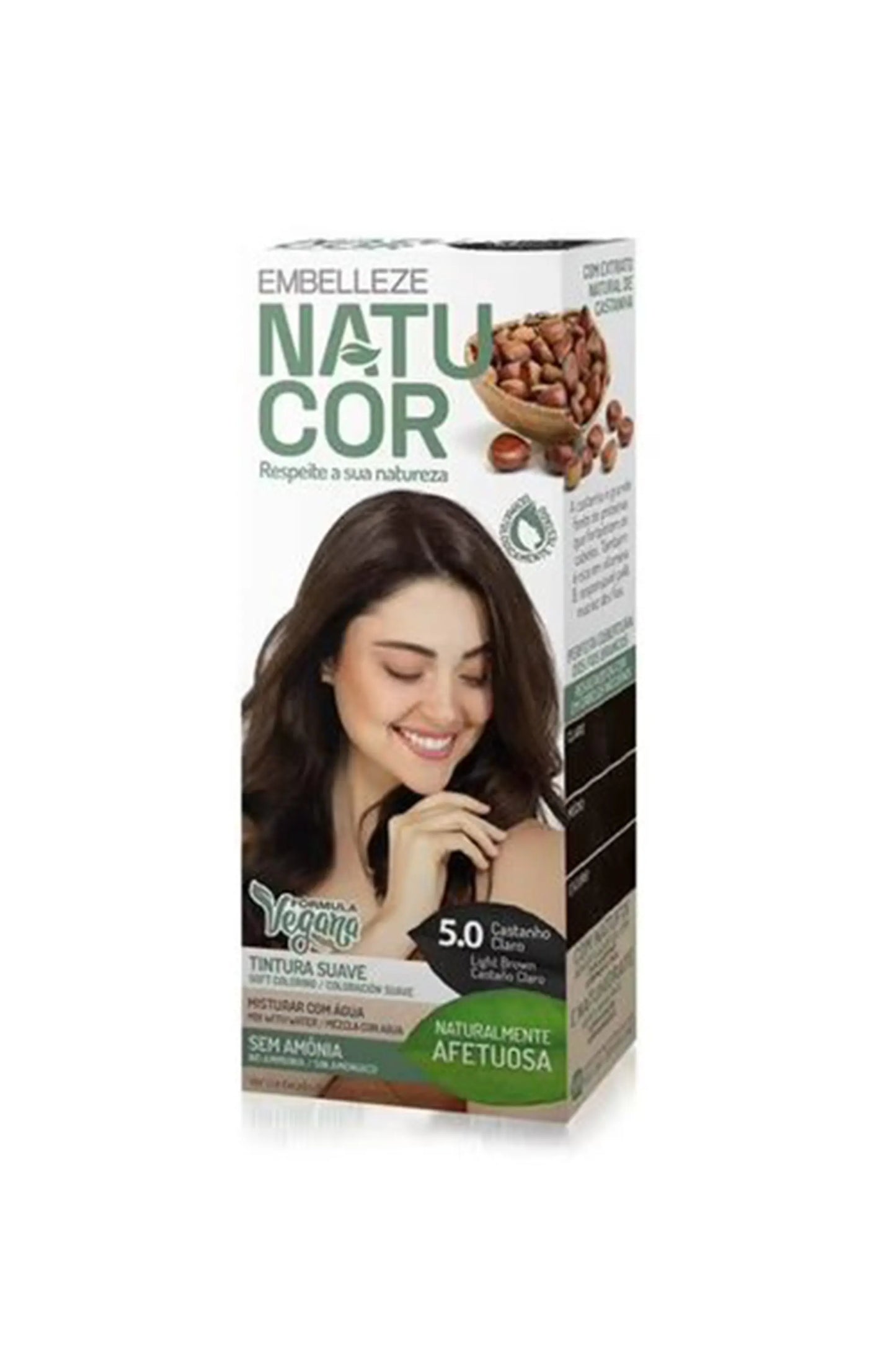 Natucor Vegan Hair Color Light Brown 5.0