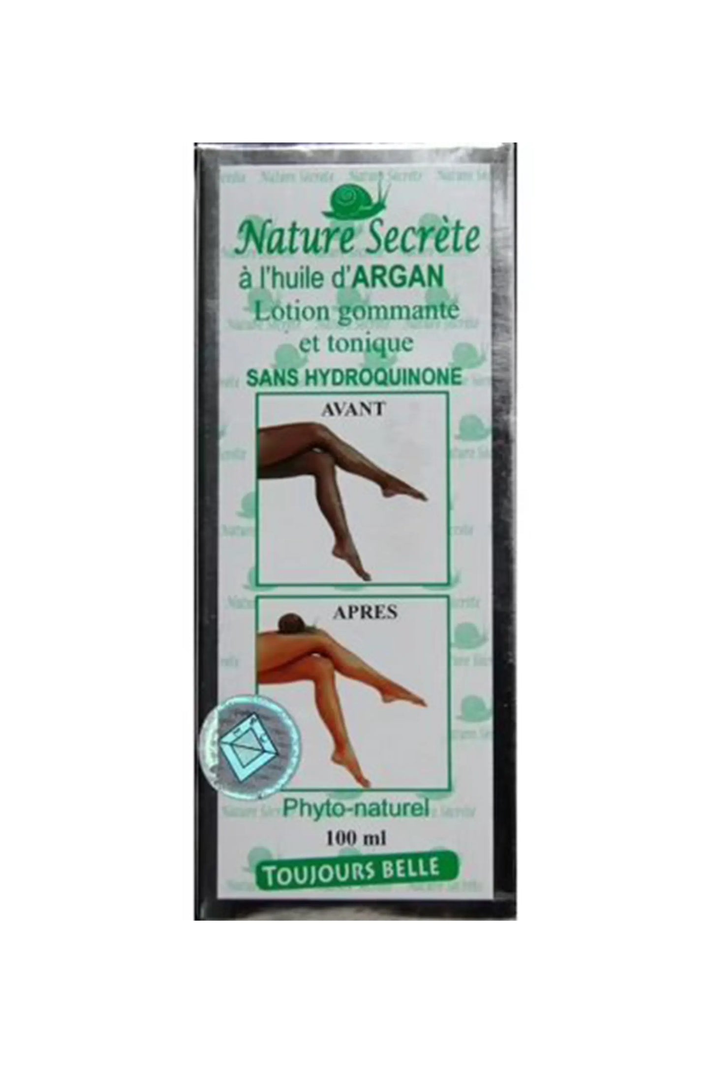 Nature Secret With Pure Argan Oil Exfoliating Lotion And Toning 100ml