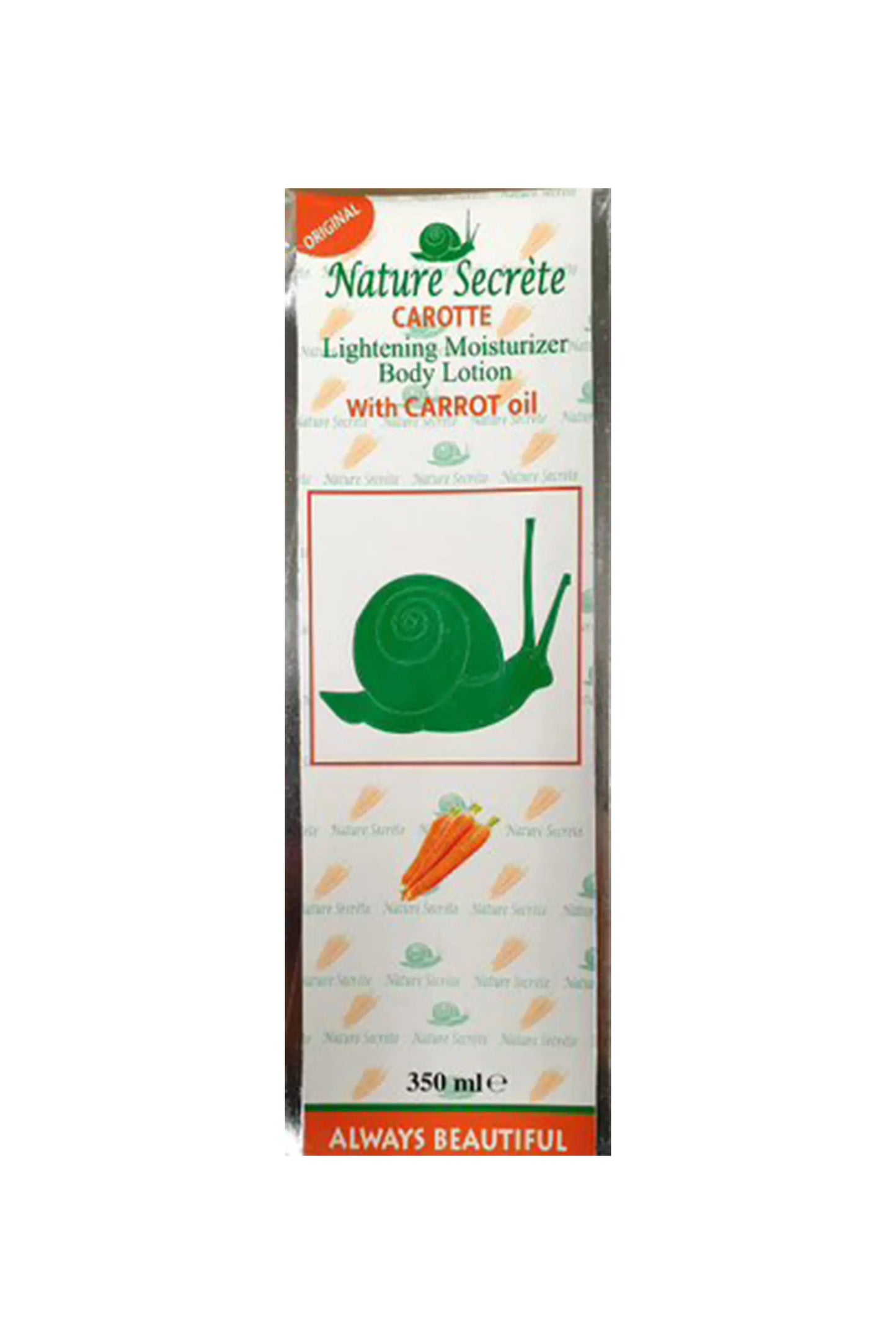 Nature Secrete Carrot Lightening Body Lotion 350ml