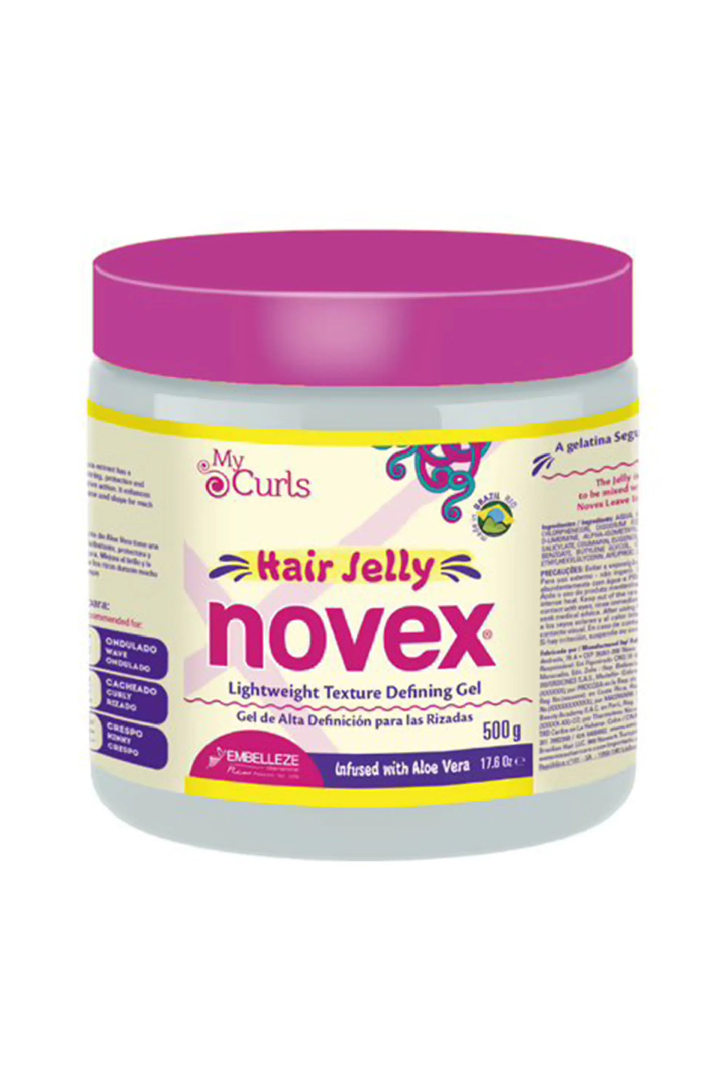 Novex Lightweight Texture Defining Gel 500 Gr
