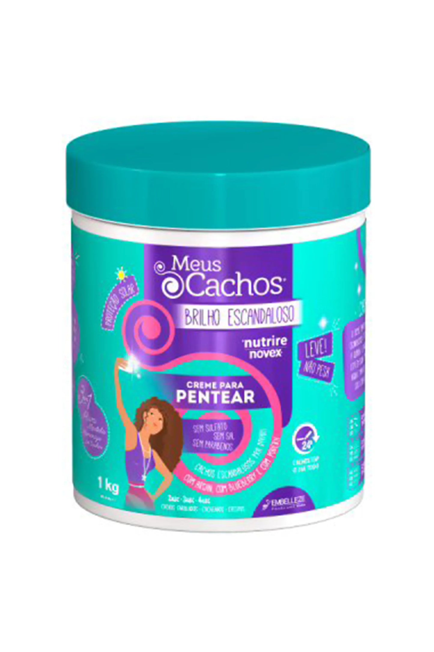 Novex My Curls Super Shiny Leave-In Conditioner 1kg / 32 Oz