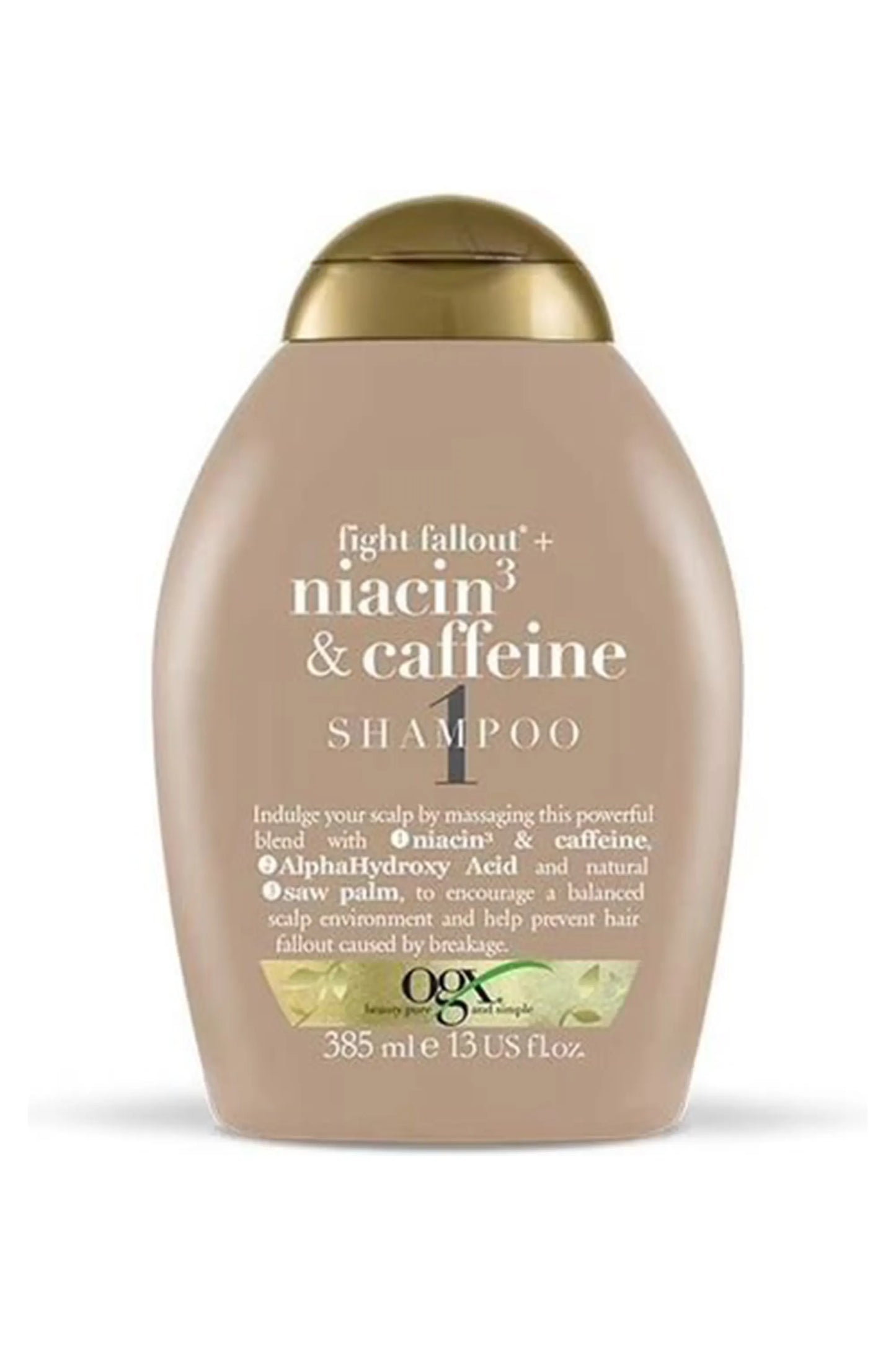 OGX Fight Fallout + Niacin & Caffeine Shampoo385Ml