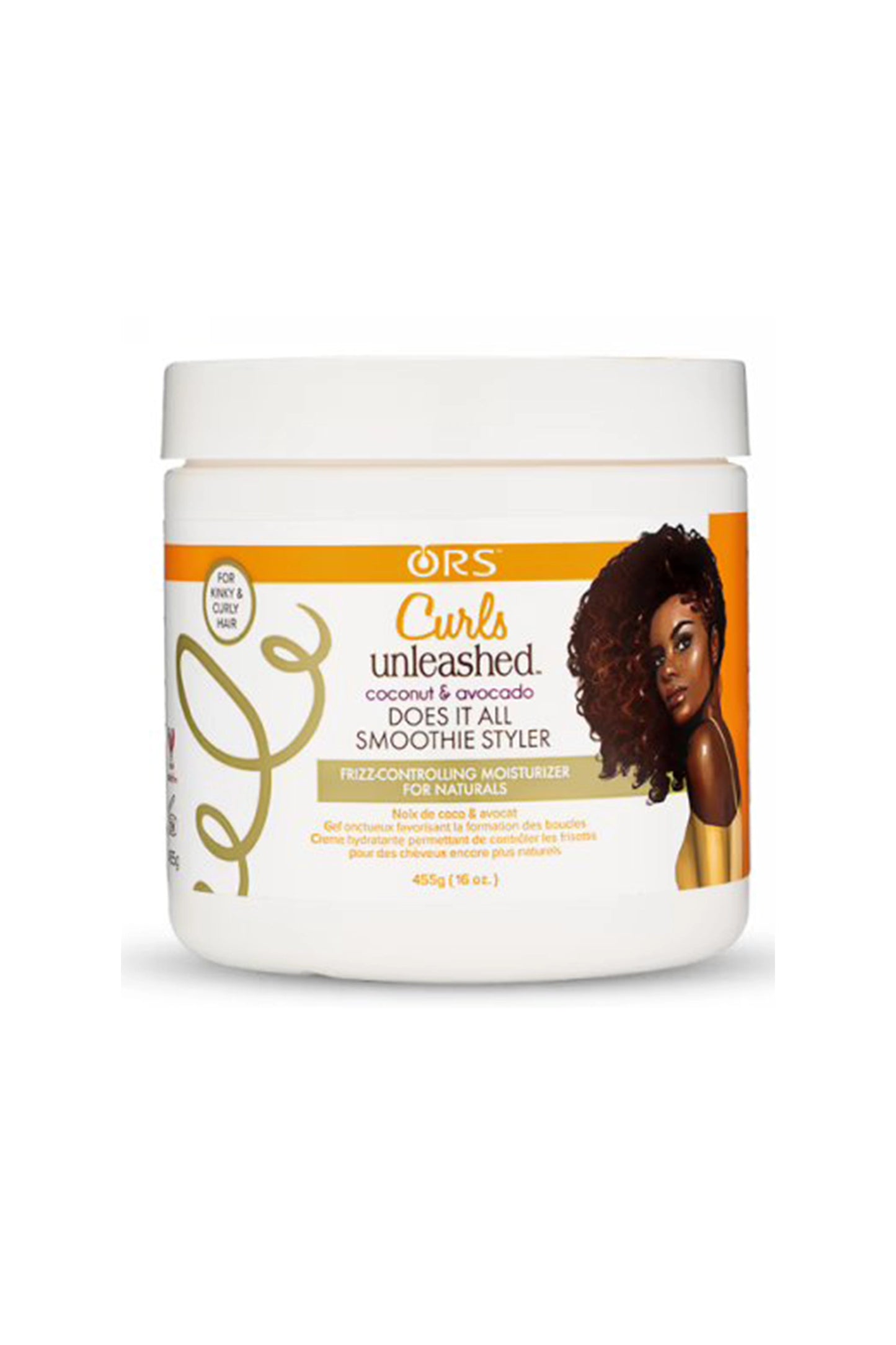 ORS Curls Unleashed Coconut And Avocado Does It All Smoothie Styler (Curl Enhancing Smoothie) 453 Gr