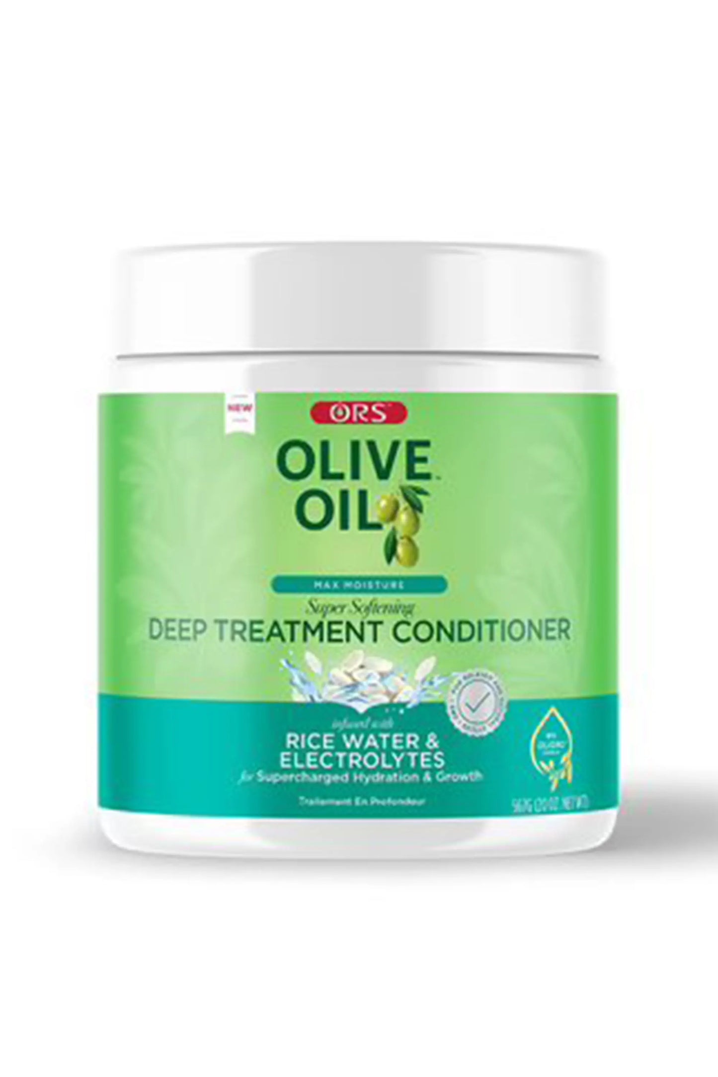 ORS Olive Oil Max Moisture Rice Water & Electrolytes Deep Treatment Conditioner 20.0 Oz