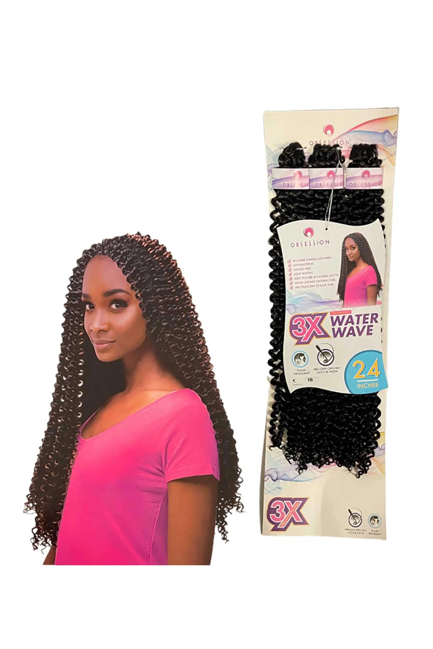 Obsession 3X Water Wave Crochet & Braiding Hair