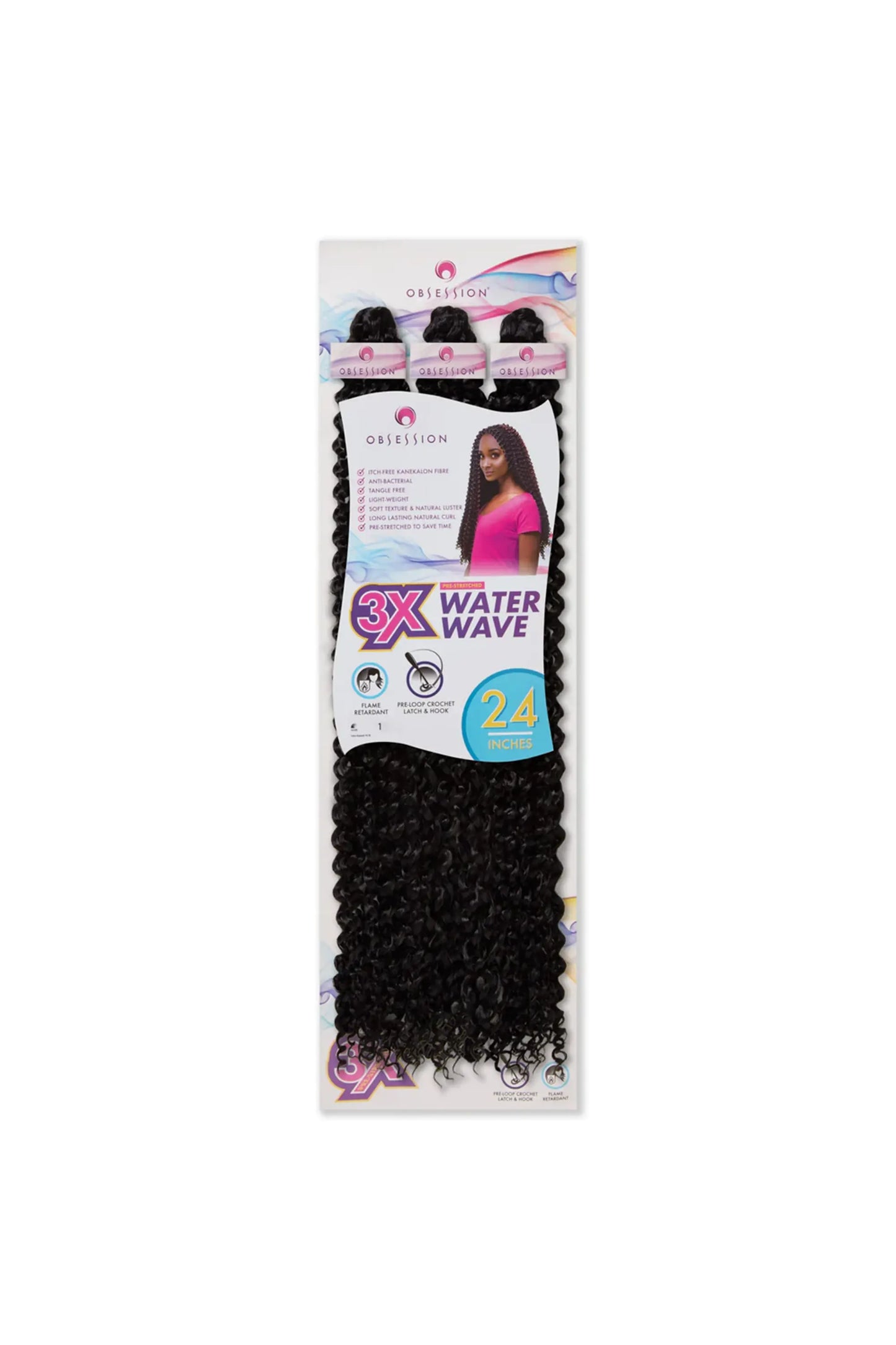 Obsession 3X Water Wave Crochet & Braiding Hair